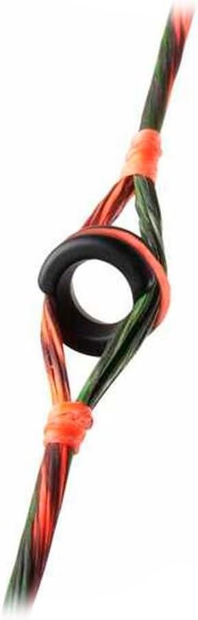 Colorful bow string with peep sight for compound archery setup