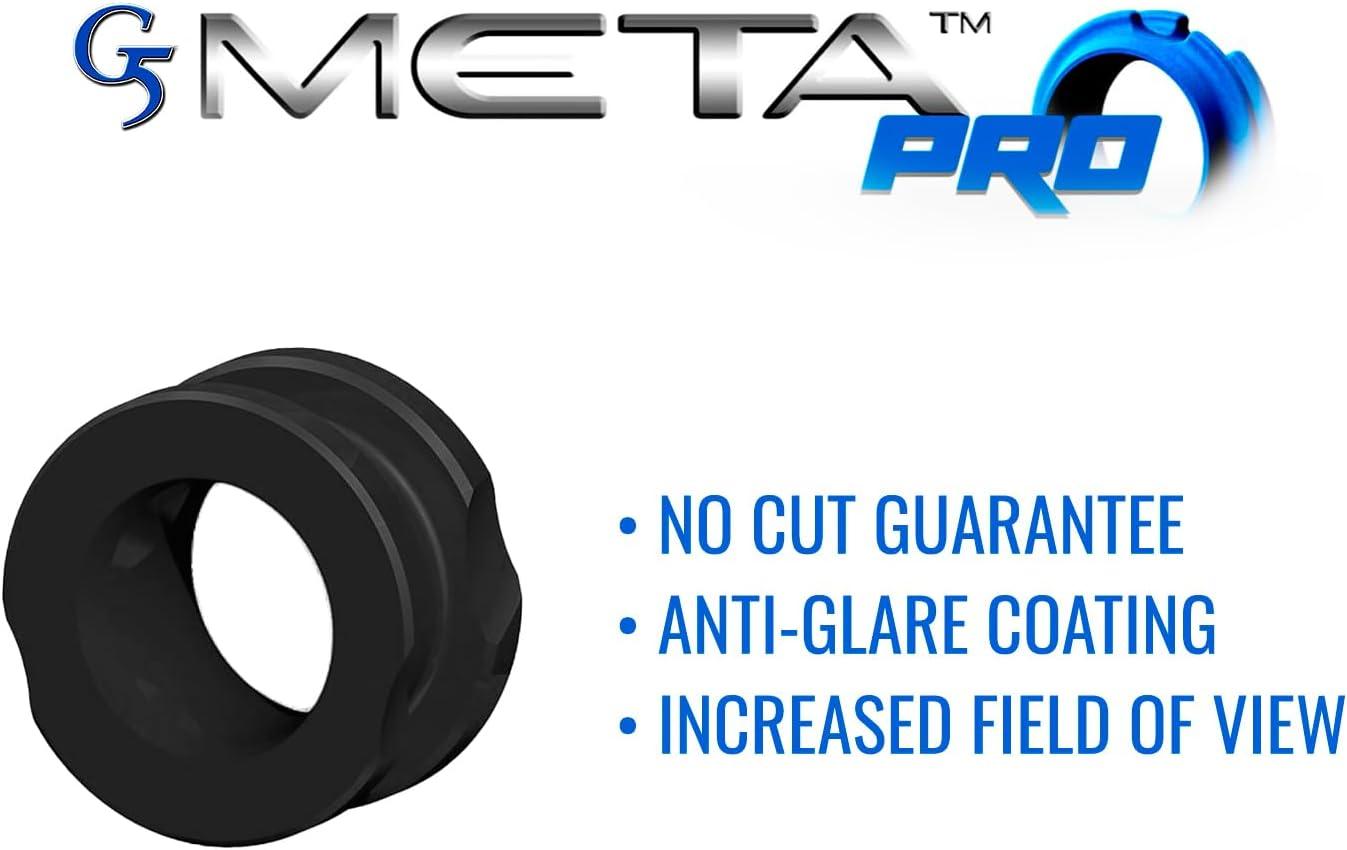 G5 Meta Pro archery peep sight with no cut guarantee, anti-glare coating, increased field of view