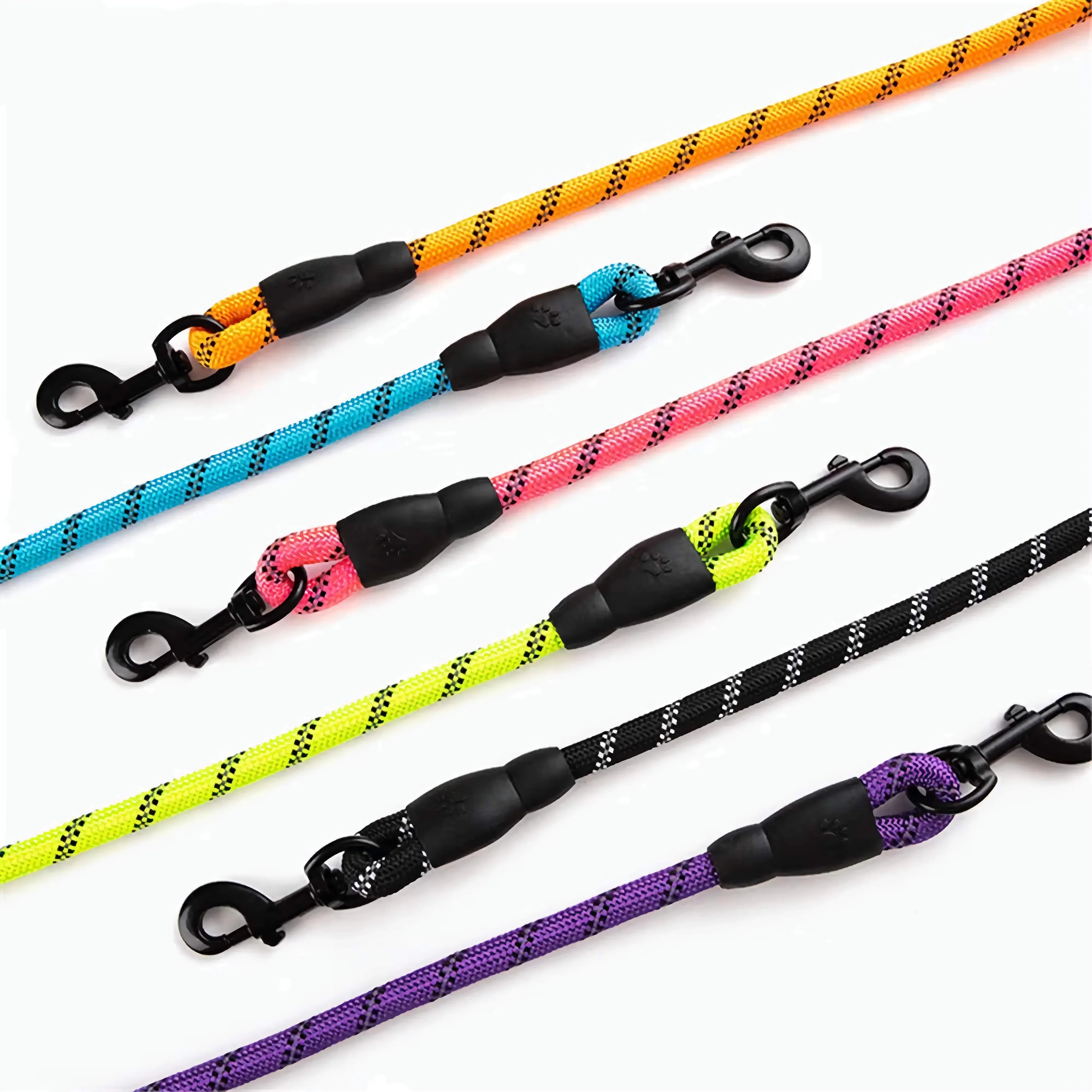 PetSun Reflective Dog Leash – Durable Safety for Night Walks