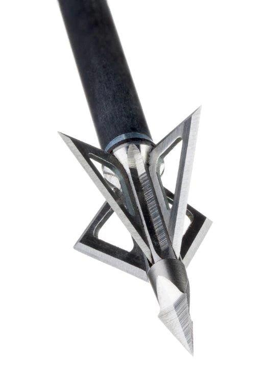 Grim Reaper Hades fixed blade broadhead arrow tip with three sharp steel blades