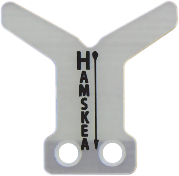 G-Flex Full Capture Launcher archery accessory with HAMSKA logo, white Y-shaped design