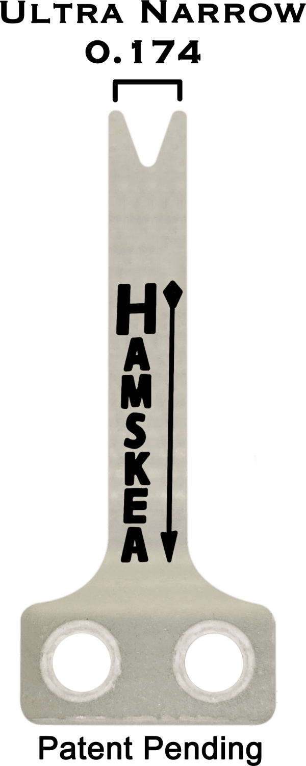 Hamskea Archery G-Flex Ultra Narrow Arrow Rest Launcher (.174 Prong Width) - Leapfrog Outdoor Sports and Apparel