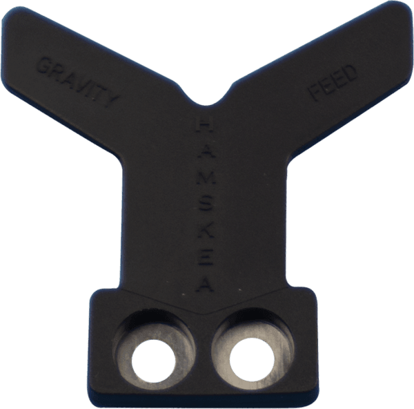 Hamskea overmolded containment launcher for Trinity and Hybrid Pro arrow rests, black Y-shape