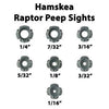 Hamskea Archery Raptor Peep Sight - Leapfrog Outdoor Sports and Apparel