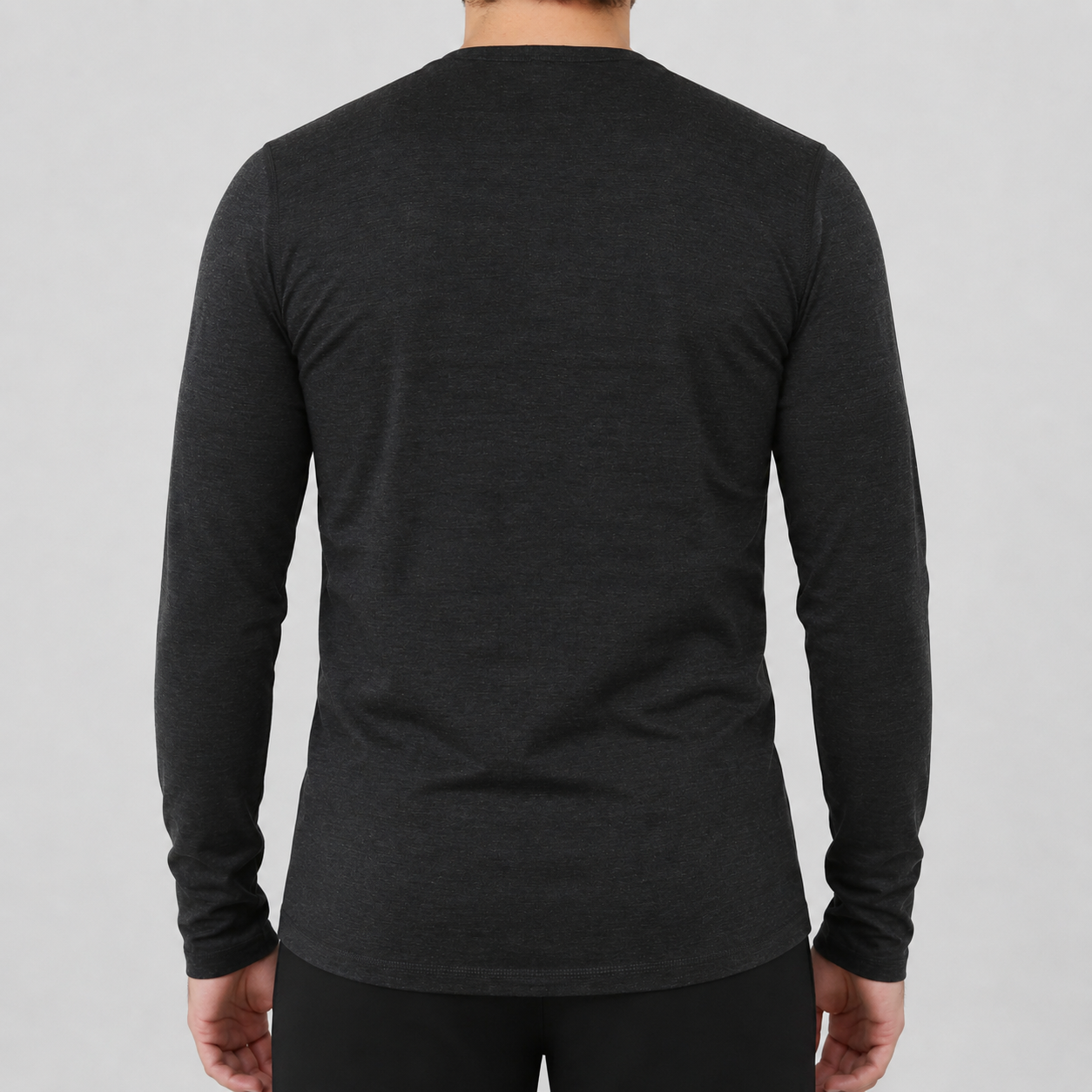 Woolove Apparel Men's 100% Merino Wool Long Sleeve Henley 190 GSM