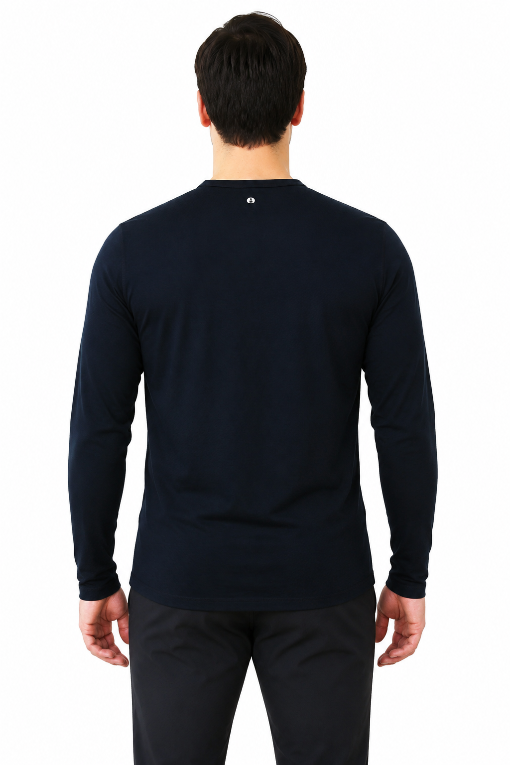 NorthWool Men's Merino Wool Long Sleeve Henley Base Layer Shirt 260 GSM