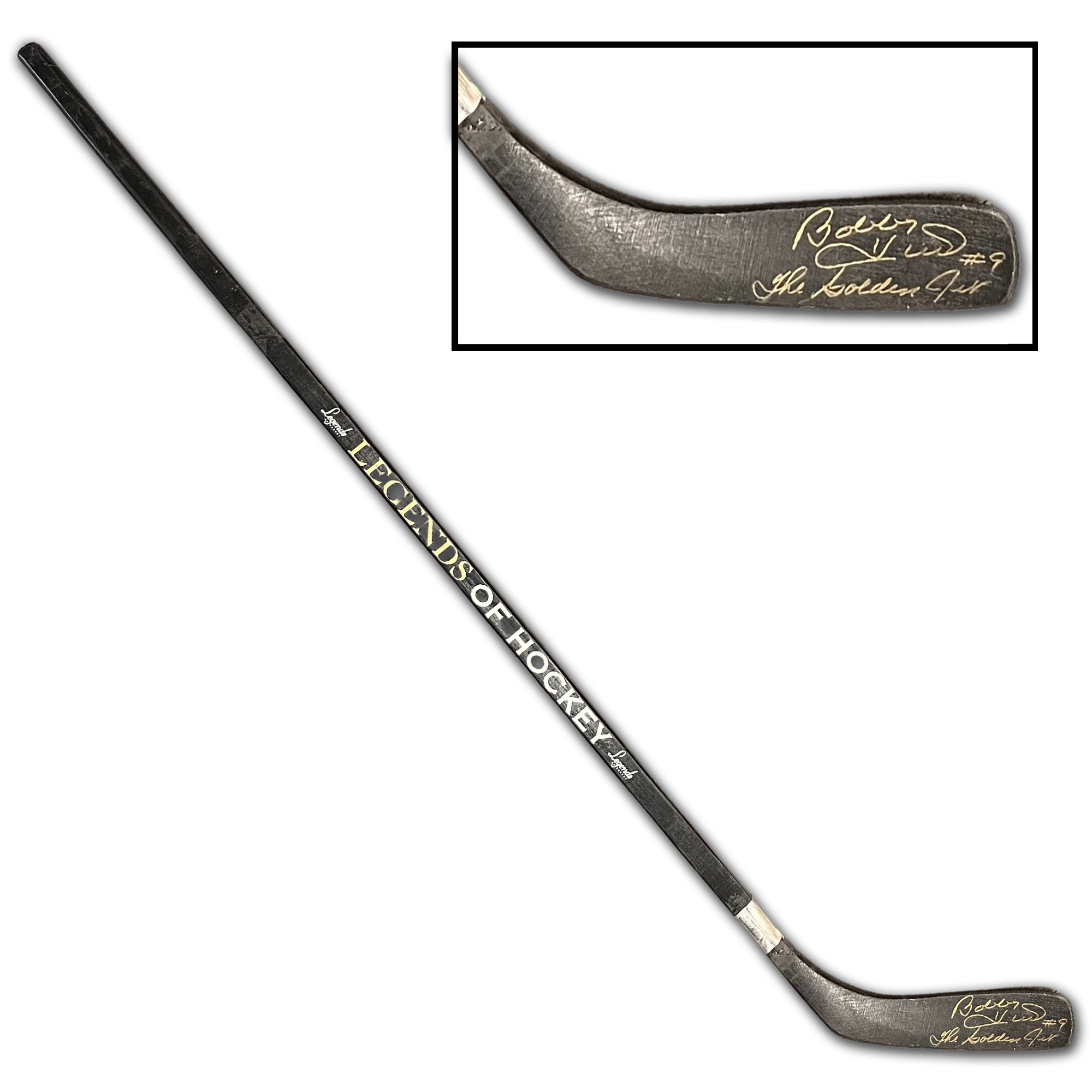 HOCKEY STICK - BOBBY HULL SIGNED LEGENDS OF HOCKEY