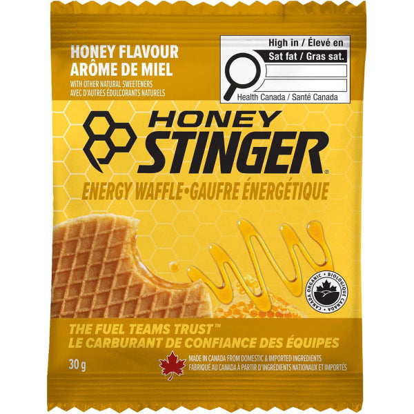 Honey Stinger Organic Honey Energy Waffle made with real organic honey for running, cycling and hiking