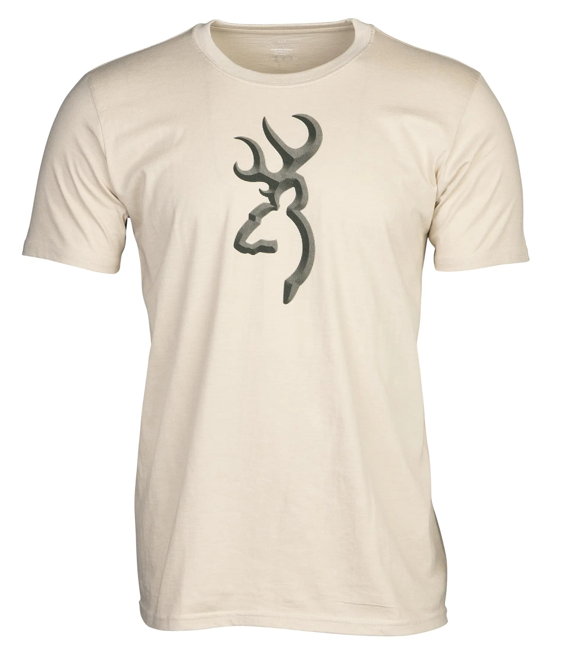 Browning HT Buckmark Shirt men's cotton polyester hunting T-shirt with front and back Buckmark graphics