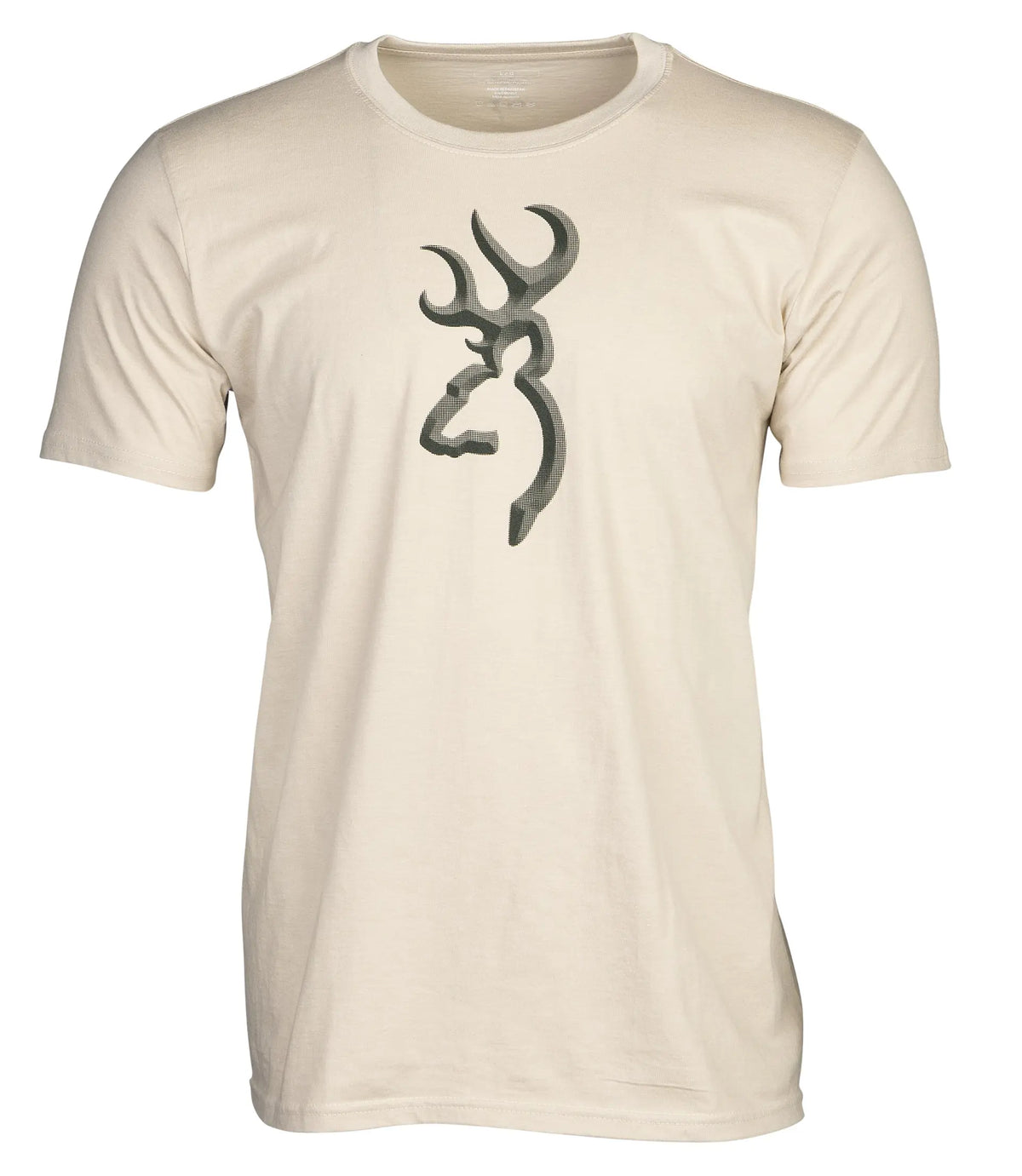 Browning HT Buckmark Shirt men's cotton polyester hunting T-shirt with front and back Buckmark graphics