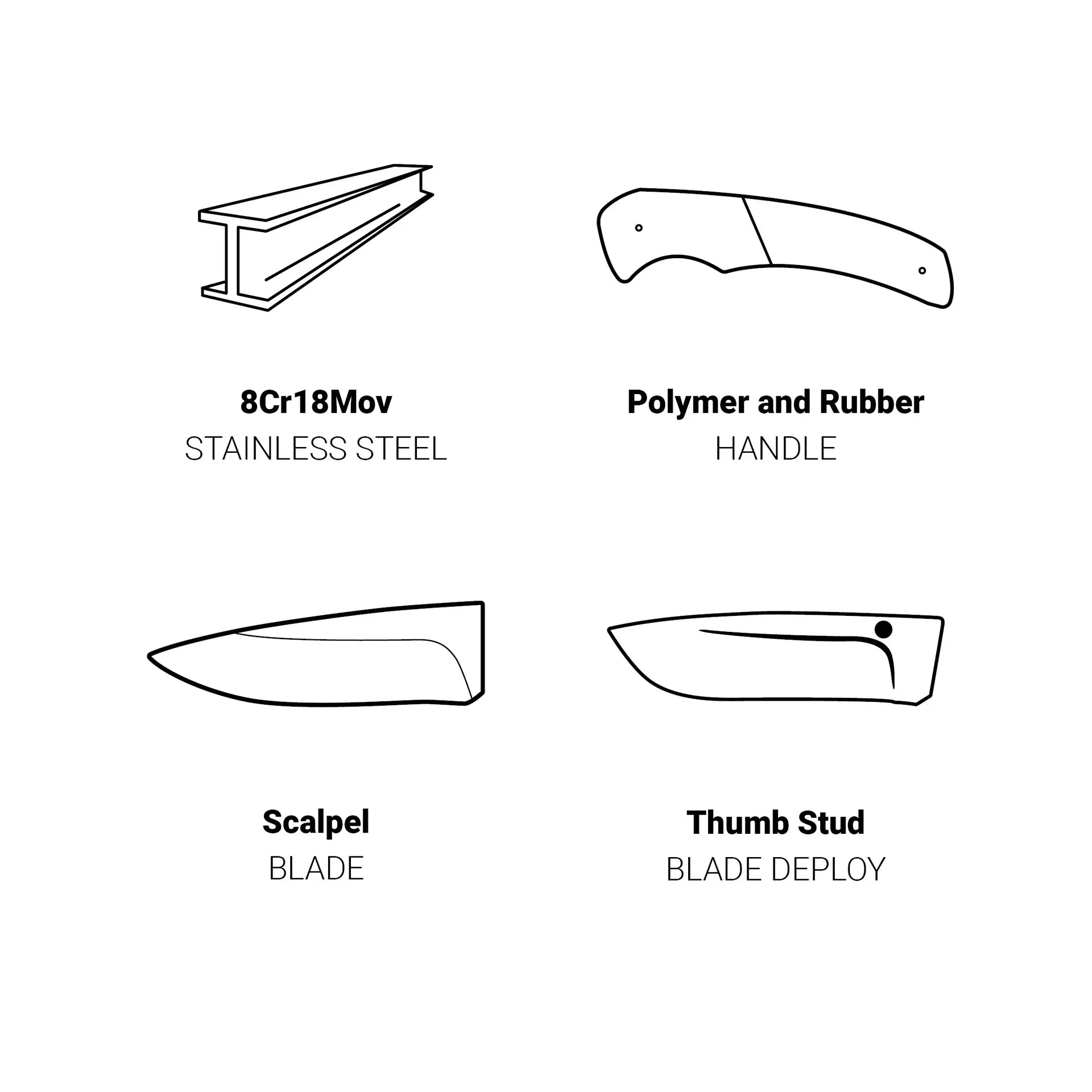 Browning Primal Scalpel Replaceable Blade Knife - Image 8
