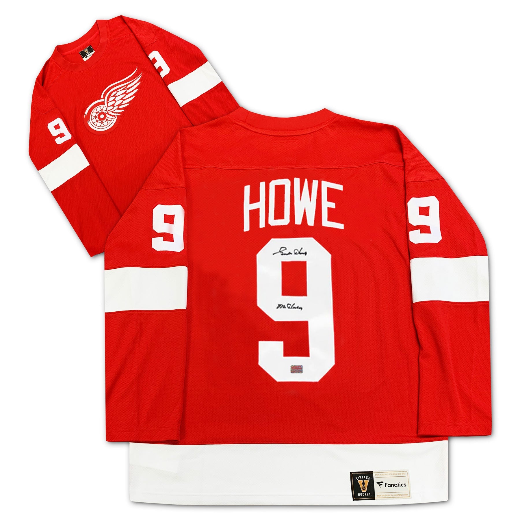 GORDIE HOWE AUTOGRAPHED DETROIT RED WINGS JERSEY