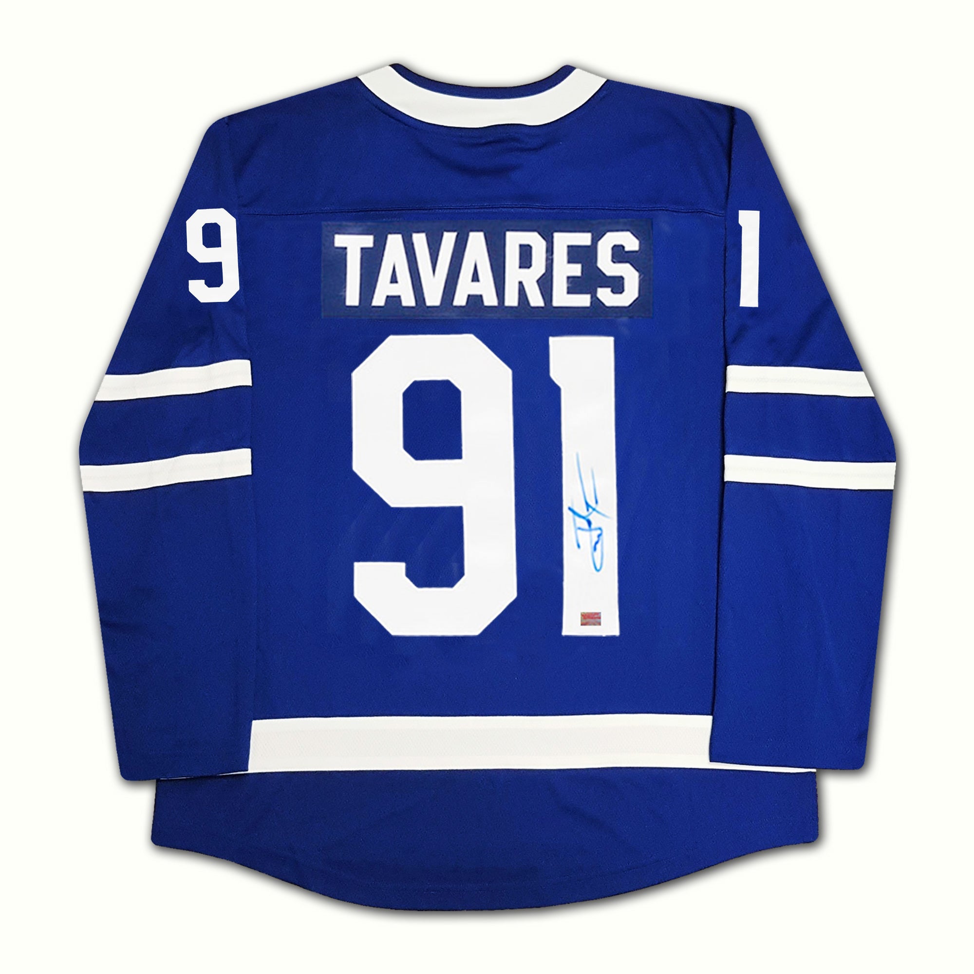 JOHN TAVARES SIGNED BLUE TORONTO MAPLE LEAFS JERSEY - Image 2
