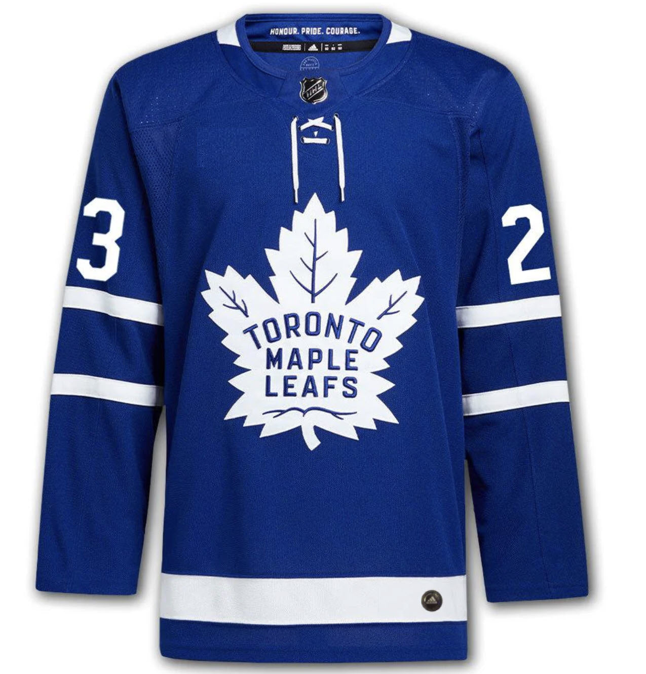 MATTHEW KNIES AUTOGRAPHED TORONTO MAPLE LEAFS BLUE JERSEY – SIGNED NHL HOCKEY MEMORABILIA COLLECTIBLE (SIZE L OR XL) - Image 2