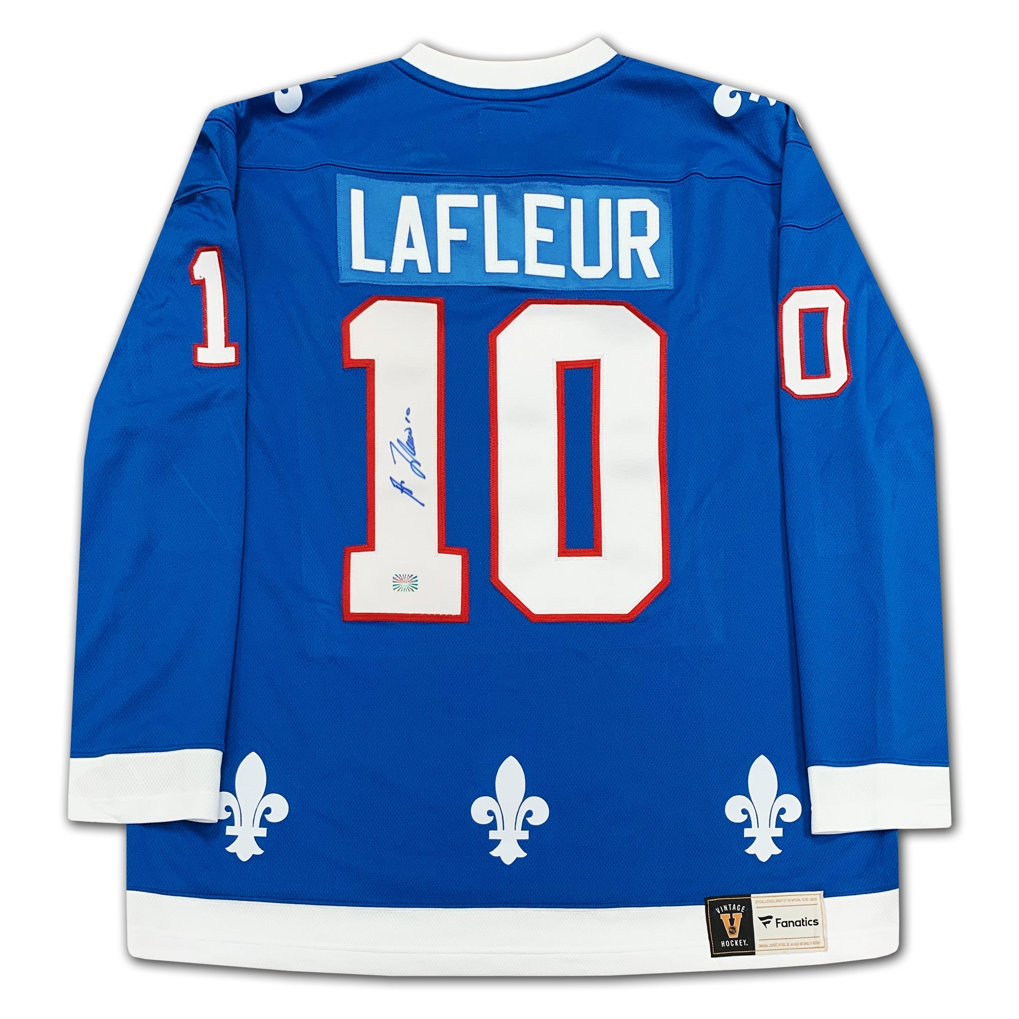 GUY LAFLEUR AUTOGRAPHED QUEBEC NORDIQUES JERSEY