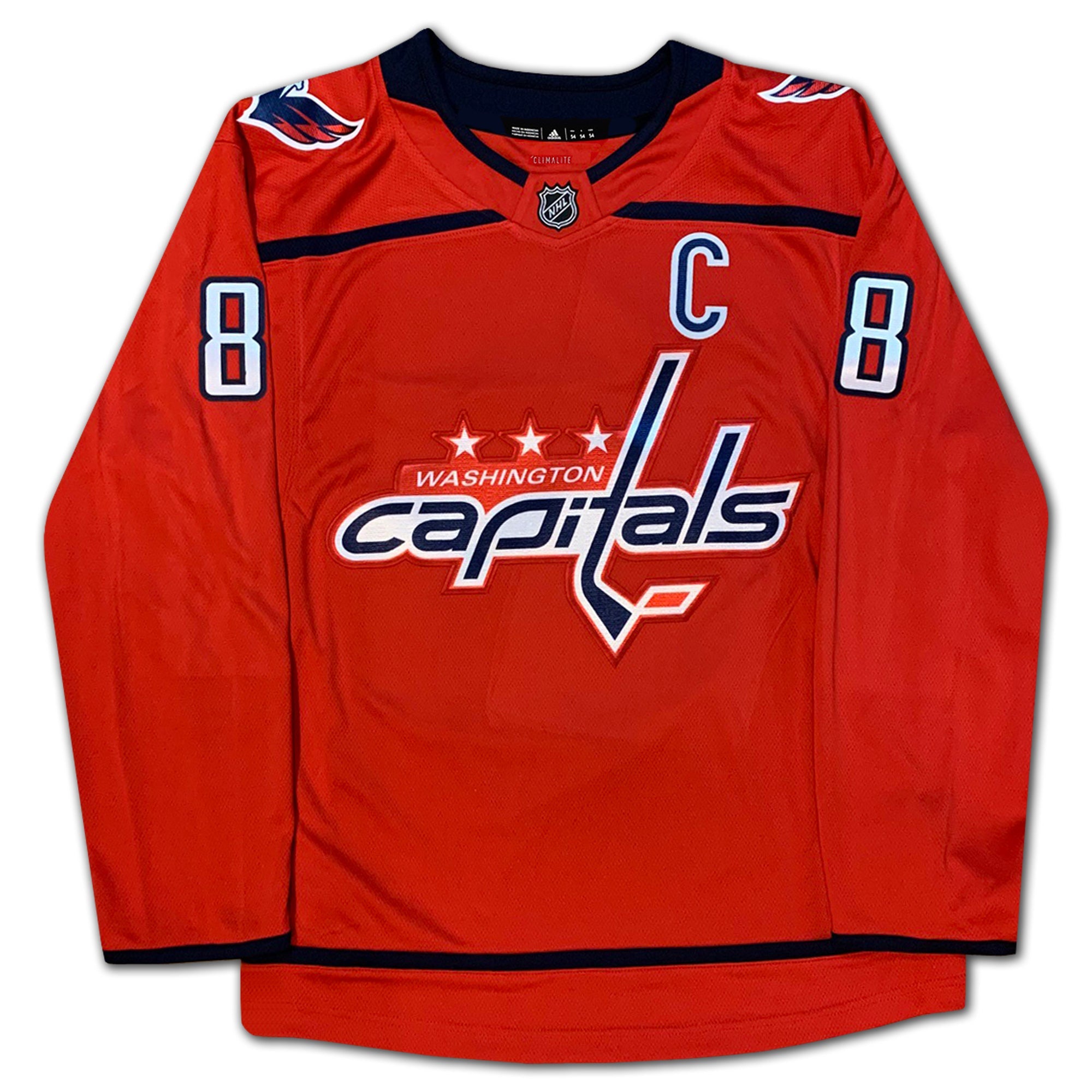 ALEXANDER OVECHKIN AUTOGRAPHED RED WASHINGTON CAPITALS ADIDAS JERSEY – OFFICIAL SIGNED NHL COLLECTIBLE (SIZE L OR XL) - Image 3
