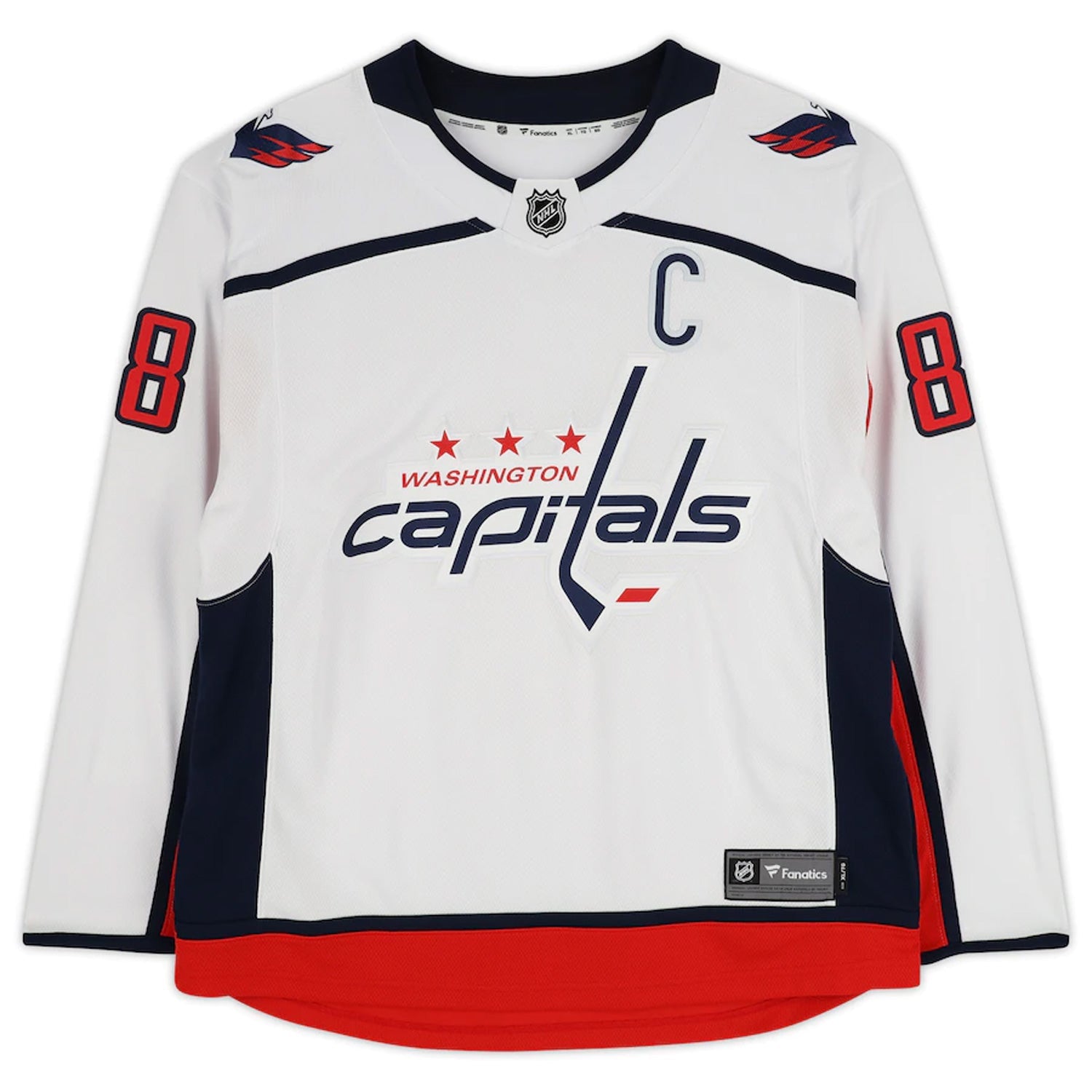 ALEXANDER OVECHKIN AUTOGRAPHED WASHINGTON CAPITALS WHITE JERSEY – SIGNED NHL HOCKEY MEMORABILIA COLLECTIBLE (SIZE L OR XL) - Image 3