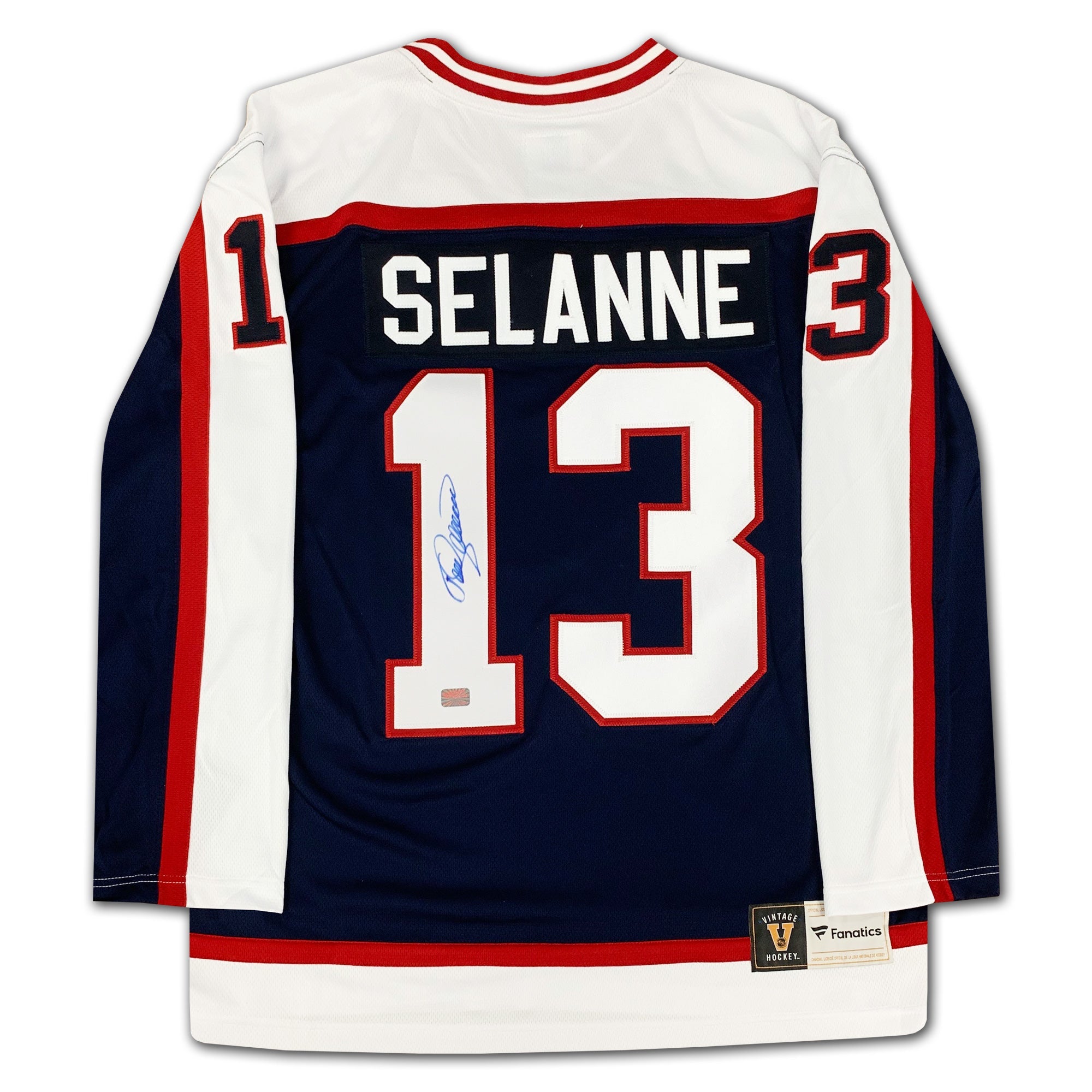 TEEMU SELANNE AUTOGRAPHED WINNIPEG JETS JERSEY - Image 2
