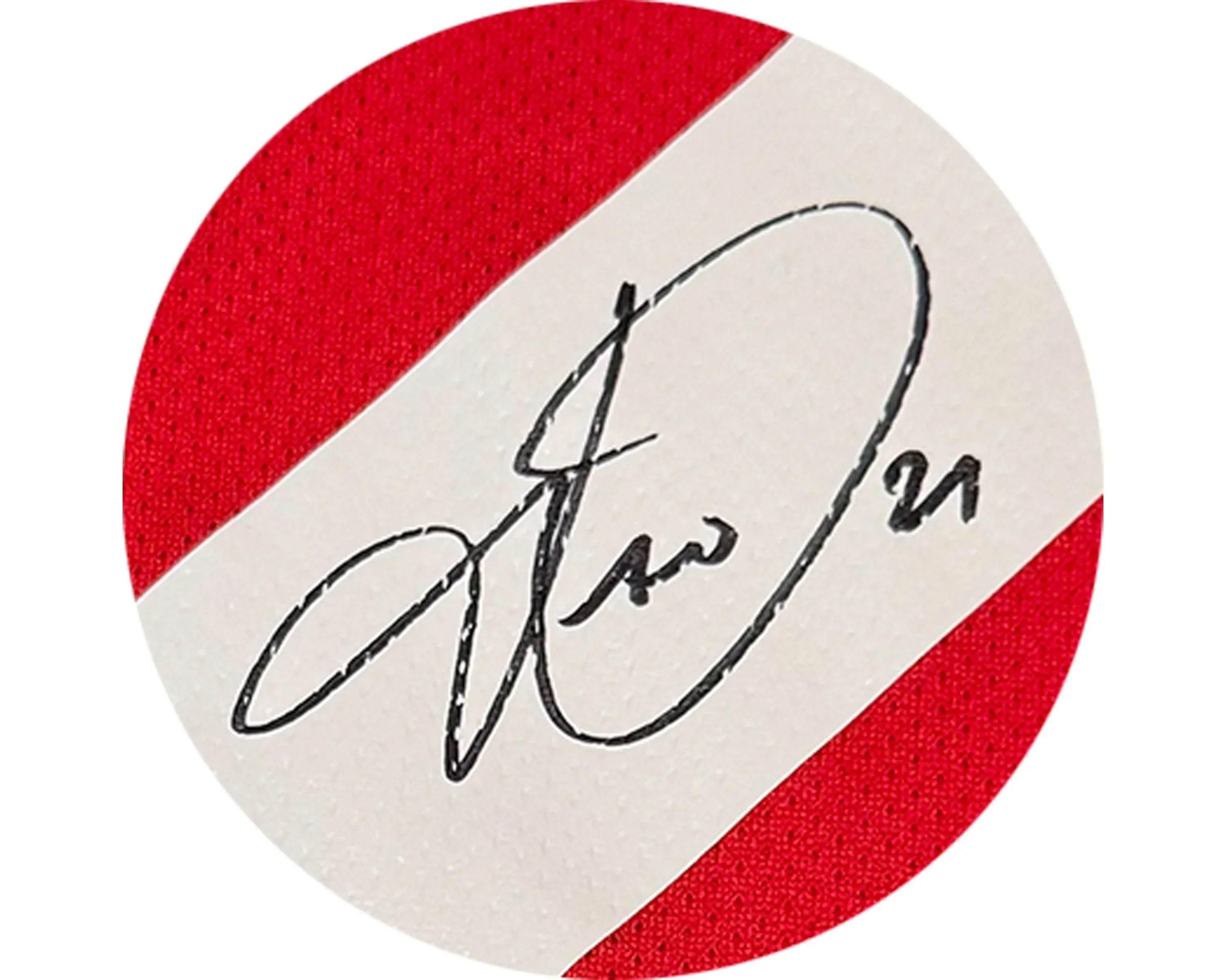 Jonathan Osorio Autographed Canada Men's National Team Nike Replica Red Jersey - Image 2