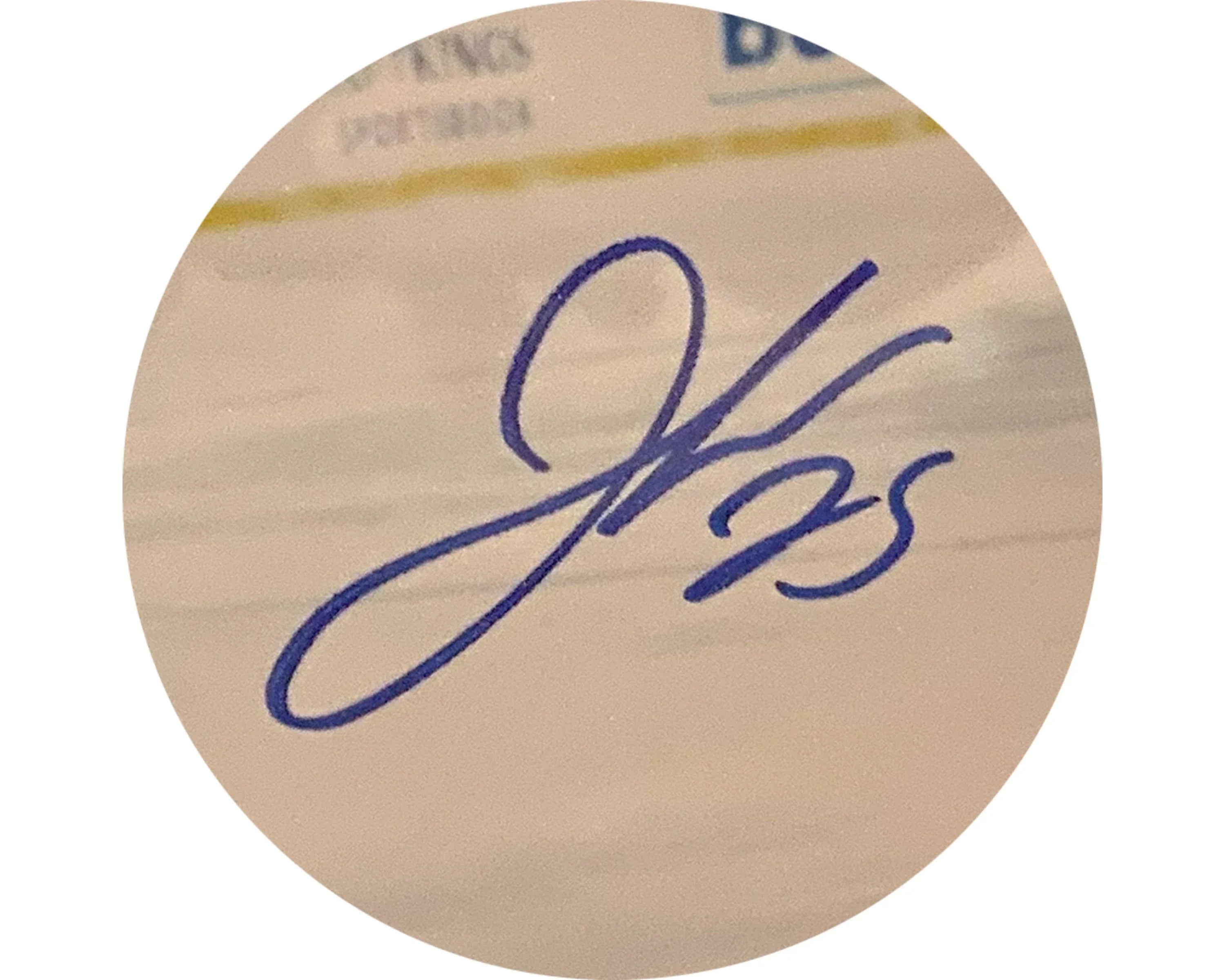 Jordan Kyrou Autographed St. Louis Blues 2022 Winter Classic 8x10 Framed - Image 2