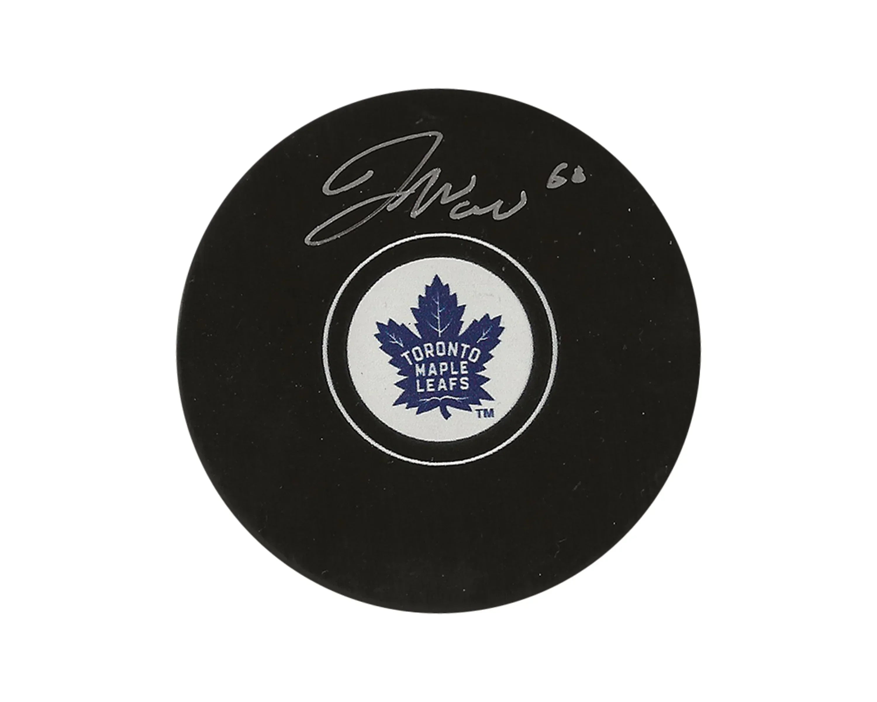 Joseph Woll Autographed Toronto Maple Leafs Autograph Model Puck