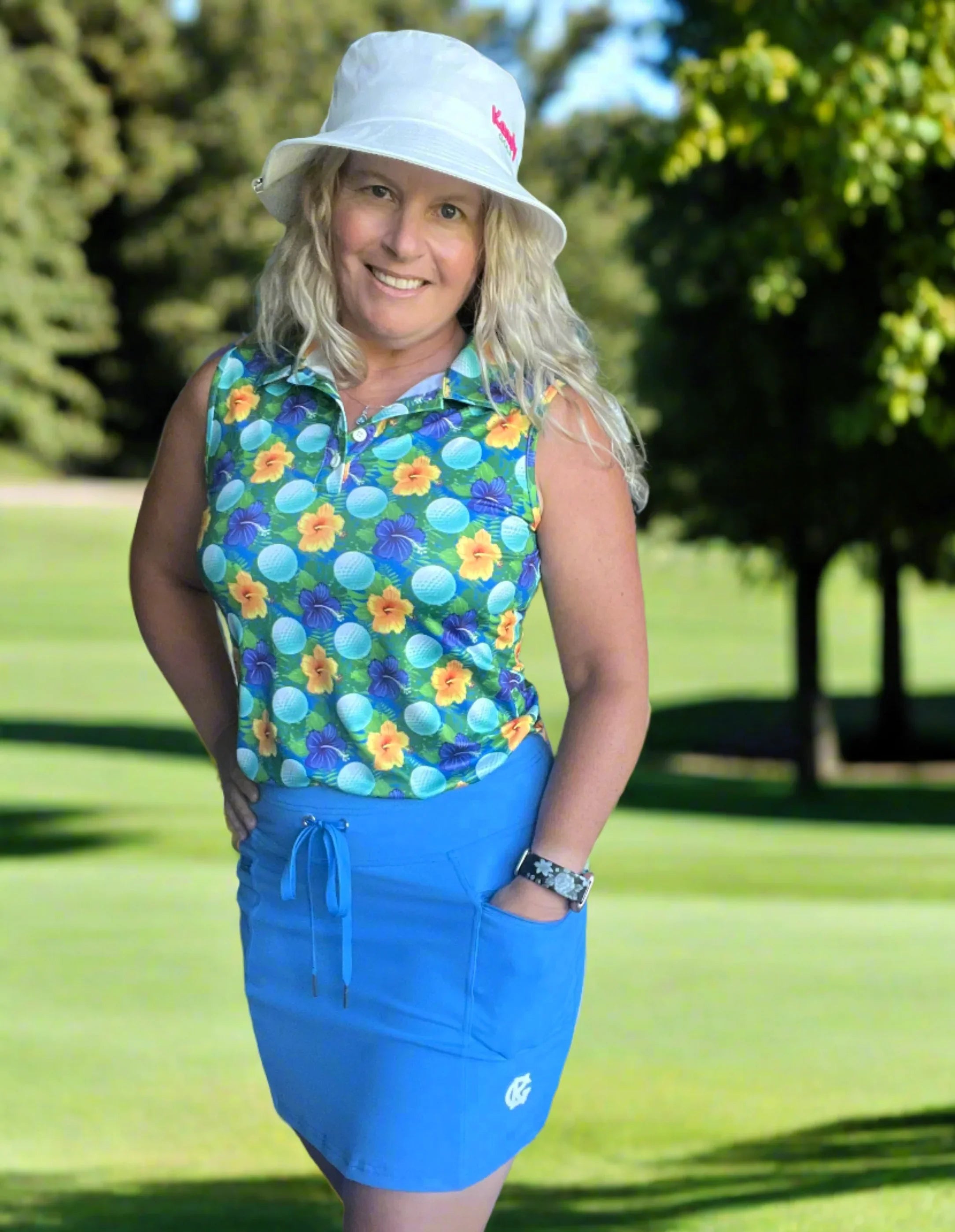 Kandy Golf Apparel Clearance 2024 Zipper Pocket Skorts