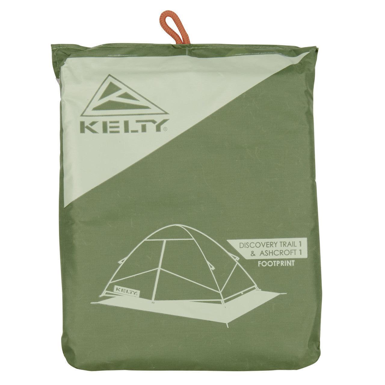 Kelty Discovery Trail 1 and Ashcroft 1 Footprint green tent groundsheet in carry bag