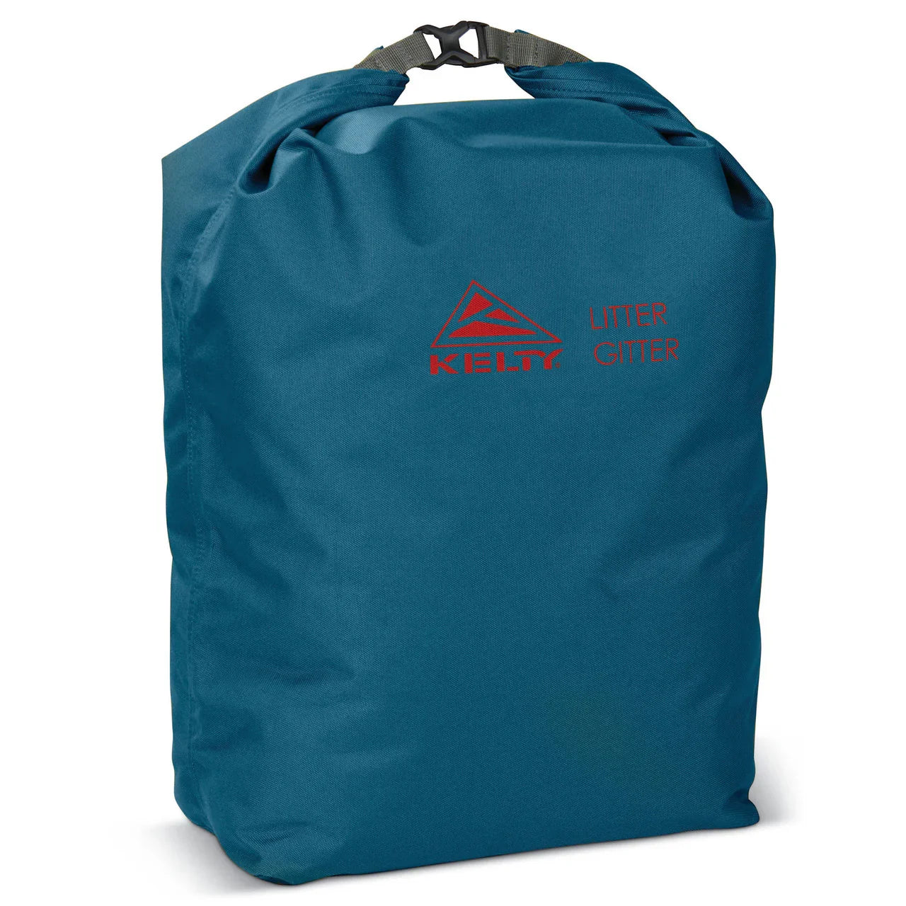 Kelty Litter Gitter deep teal outdoor trash bag with roll-top closure