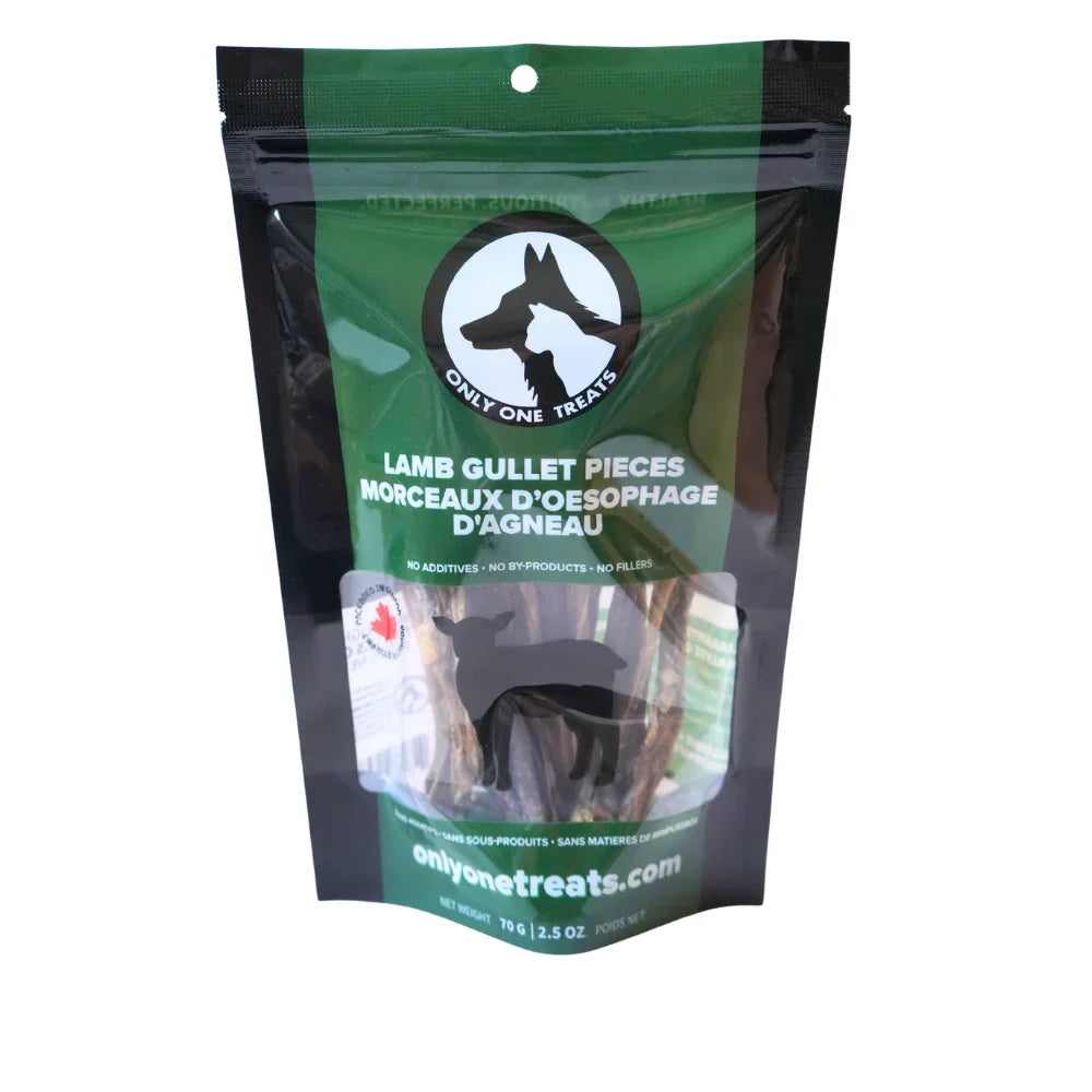 Only One Treats Lamb Gullet Pieces 70g