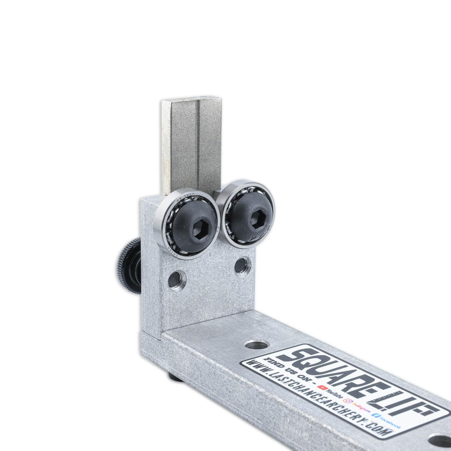 Archery squaring tool SQUARE UP by Last Chance Archery on white background