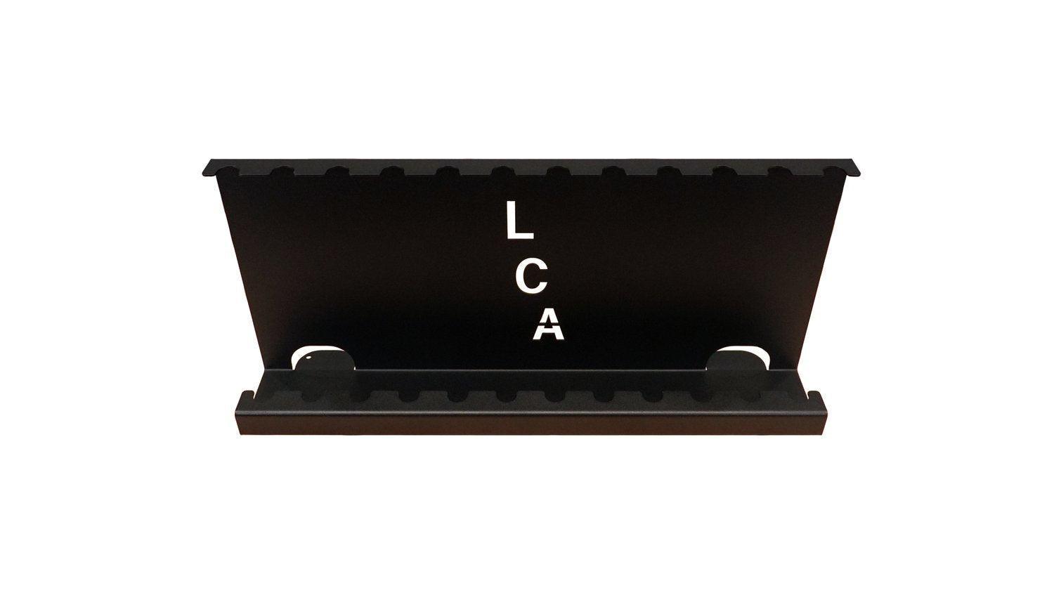 Black Last Chance Archery LCA arrow stand on white background