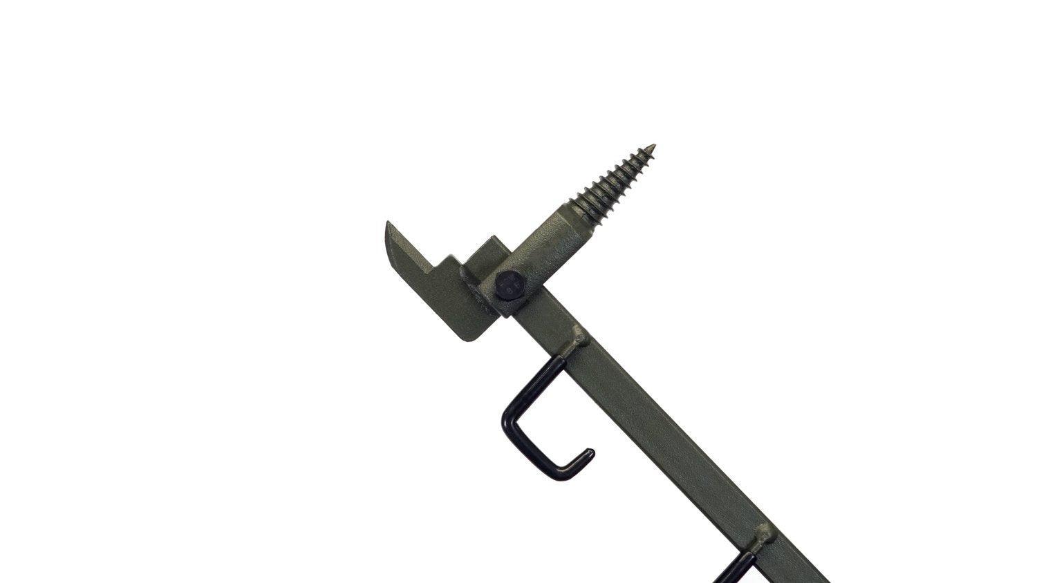 Last Chance Archery Power Lock Pro bow hanger with screw mount on white background