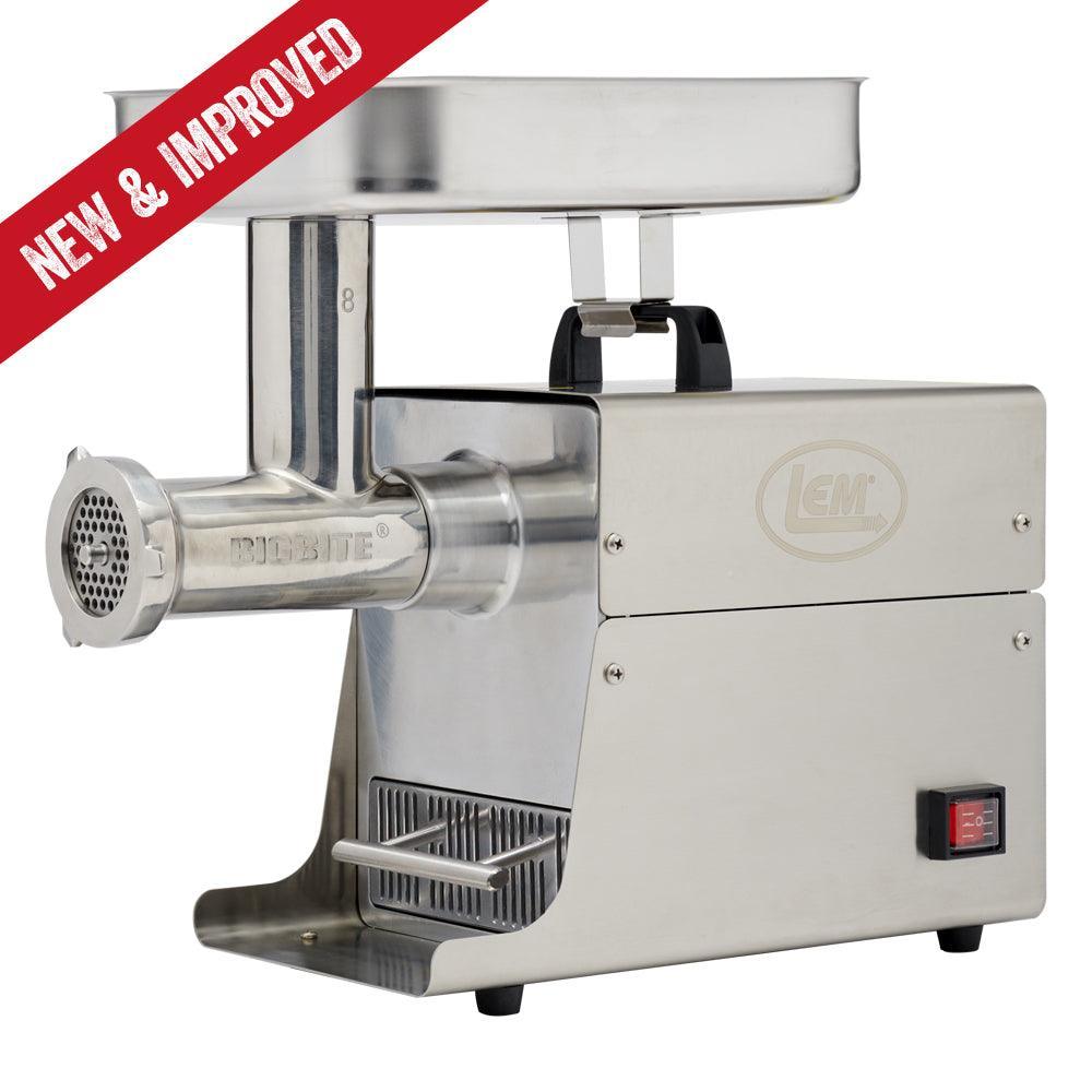 LEM Big Bite stainless steel meat grinder 0.5 HP with new and improved label