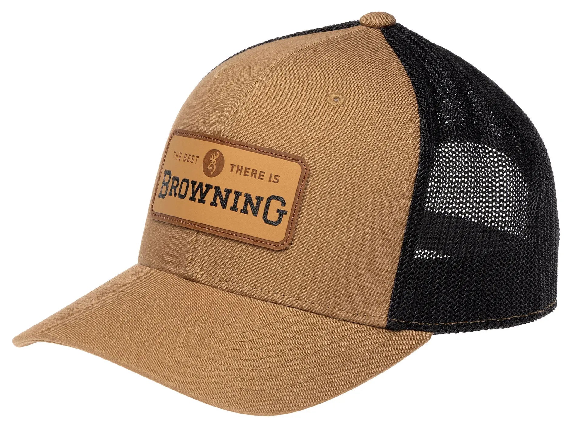 Browning Mather mesh snapback cap with Flexfit 110 closure and breathable mesh back