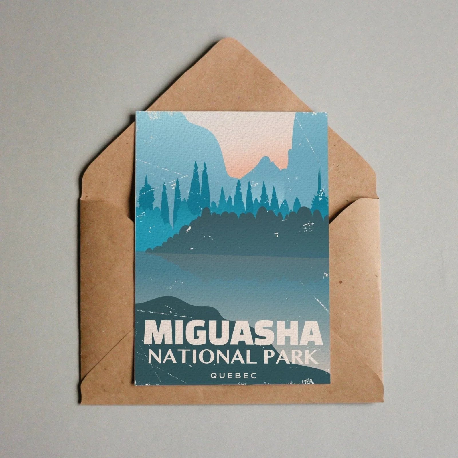 Miguasha Quebec National Park Postcard