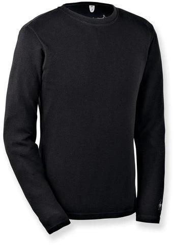 Black long sleeve thermal fleece underwear shirt, Misty Mountain outdoor apparel