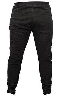Black Misty Mountain thermal micra fleece underwear pants front view