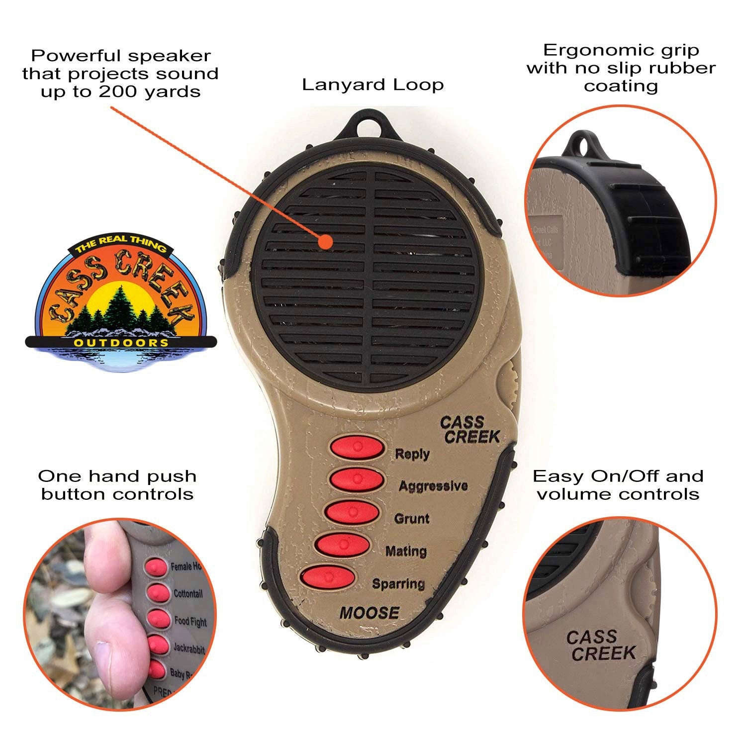 Cass Creek Ergo Electronic Moose Call