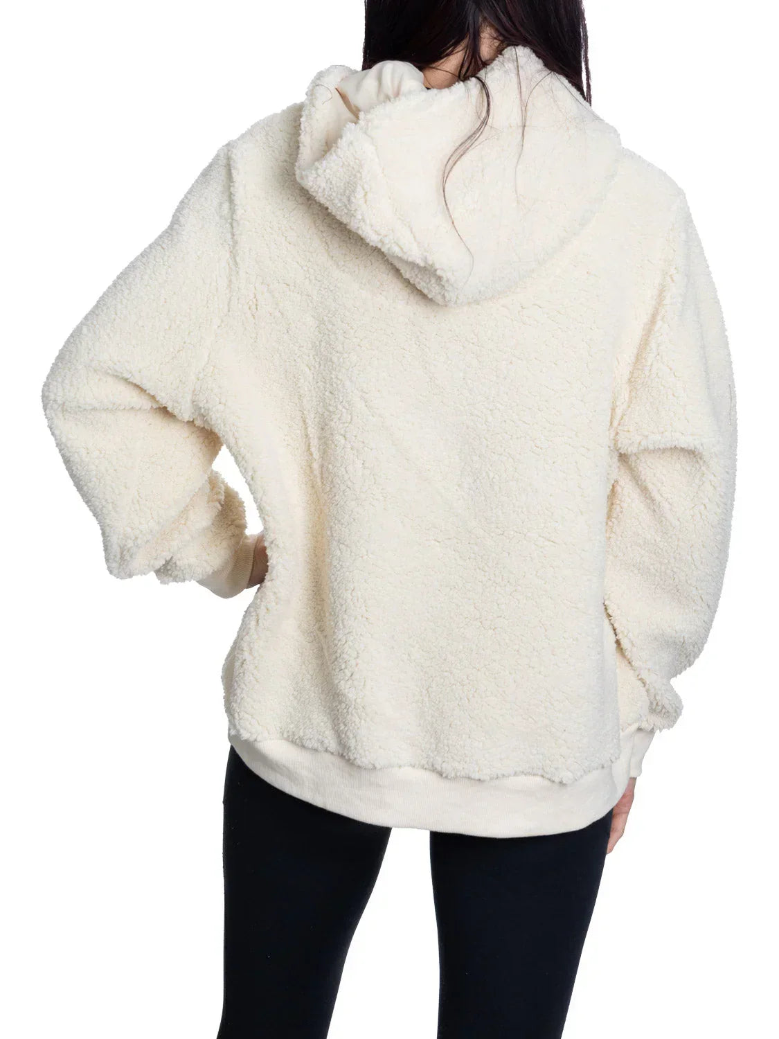 New York Islanders Ladies Sherpa Hoodie with Premium Chenille Logo