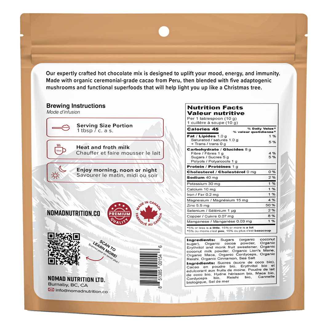 Nomad Nutrition Adaptogenic Hot Chocolate