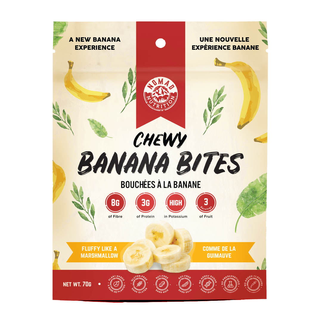 Nomad Nutrition Chewy Banana Bites