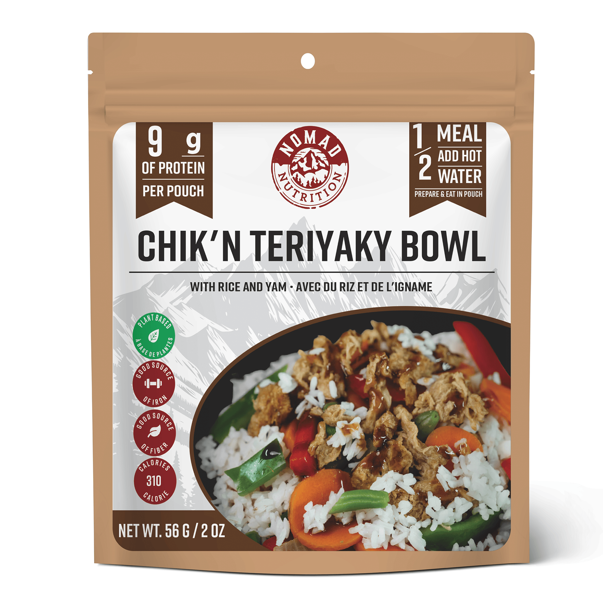 Nomad Nutrition Chick'n Teriyaki Bowl - 56 g