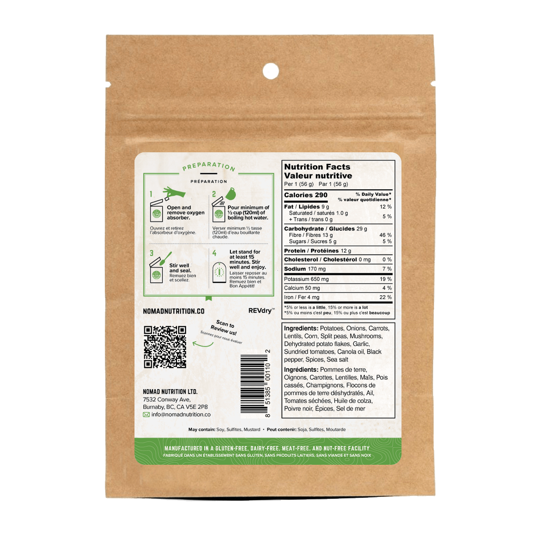 Nomad Nutrition Irish Shepherd's Pie - Half Serving