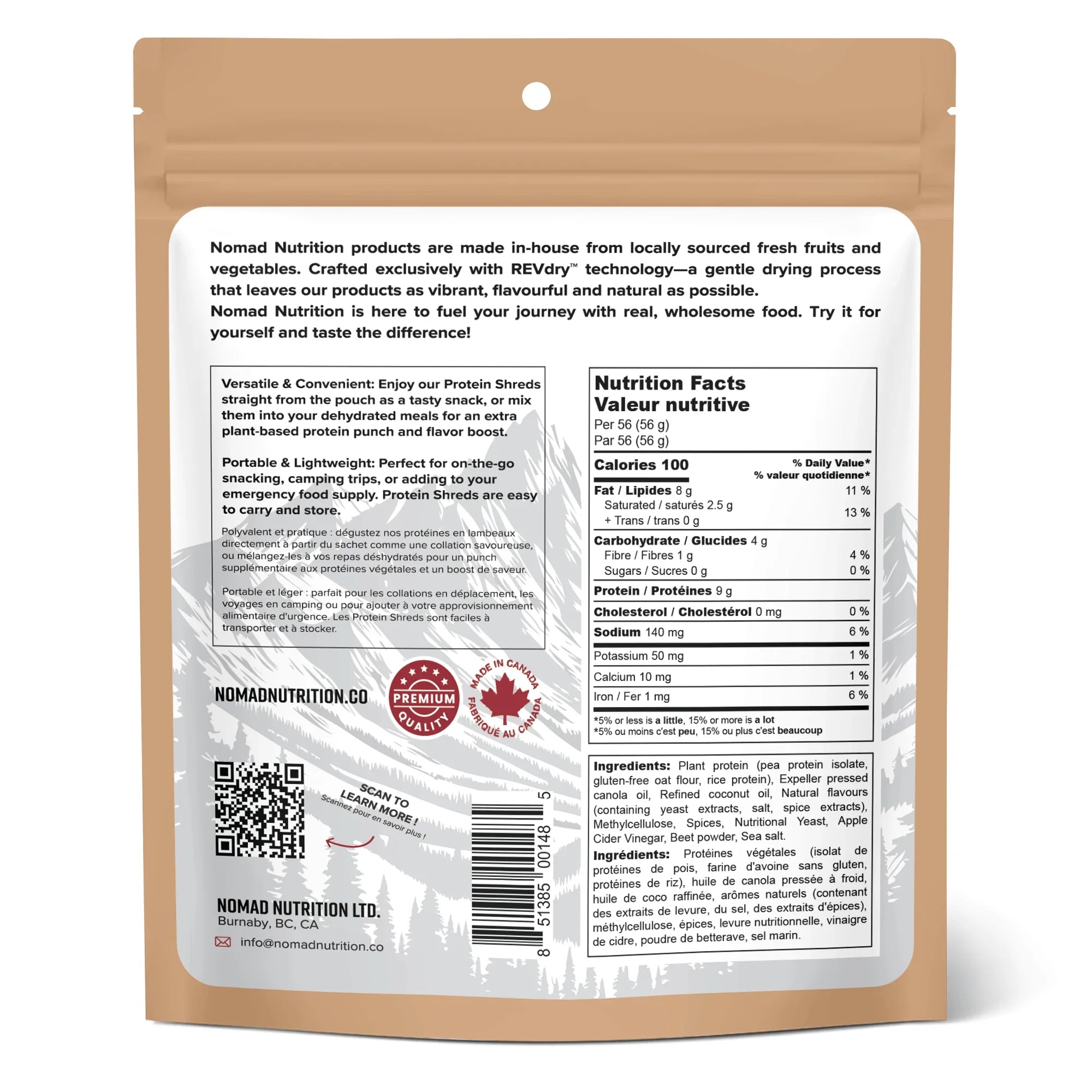 Nomad Nutrition Protein Crumble - Light Beef flavour