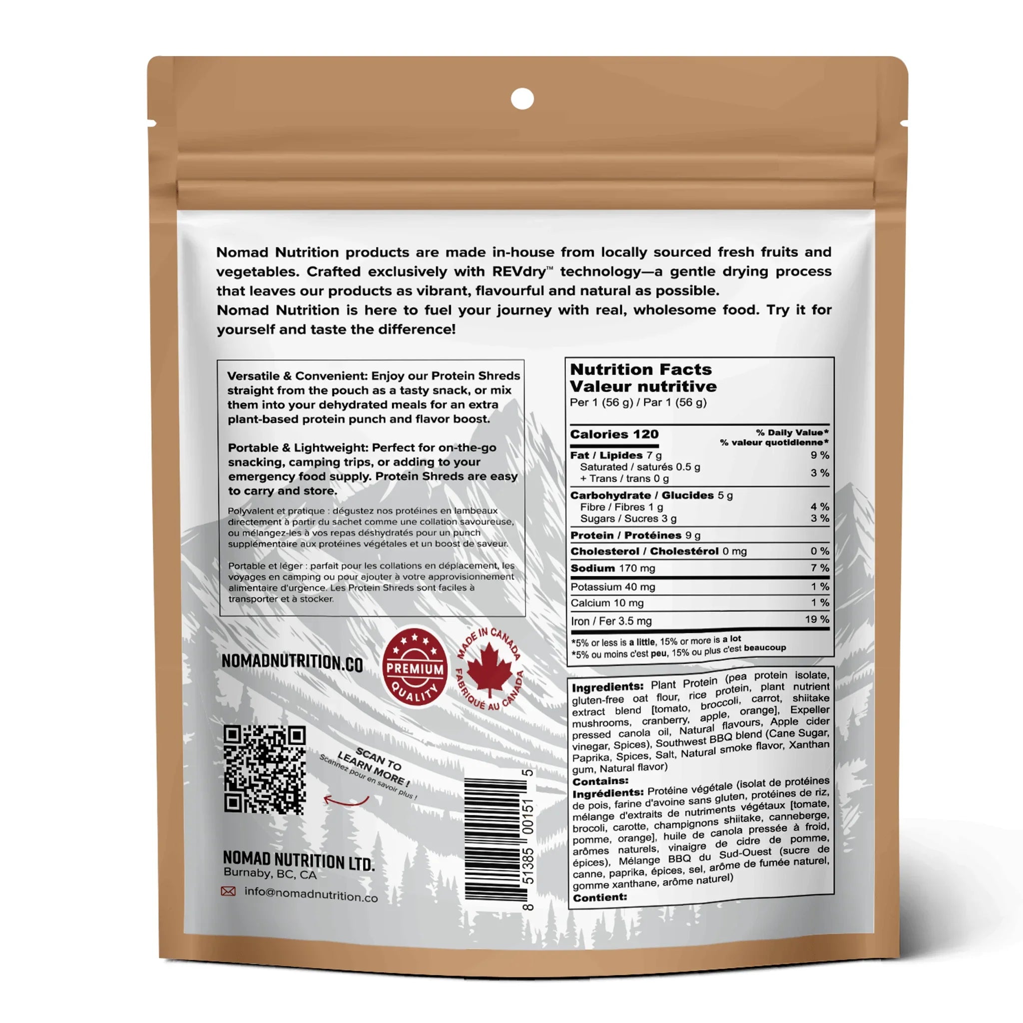 Nomad Nutrition Protein Shreds - Southwest BBQ