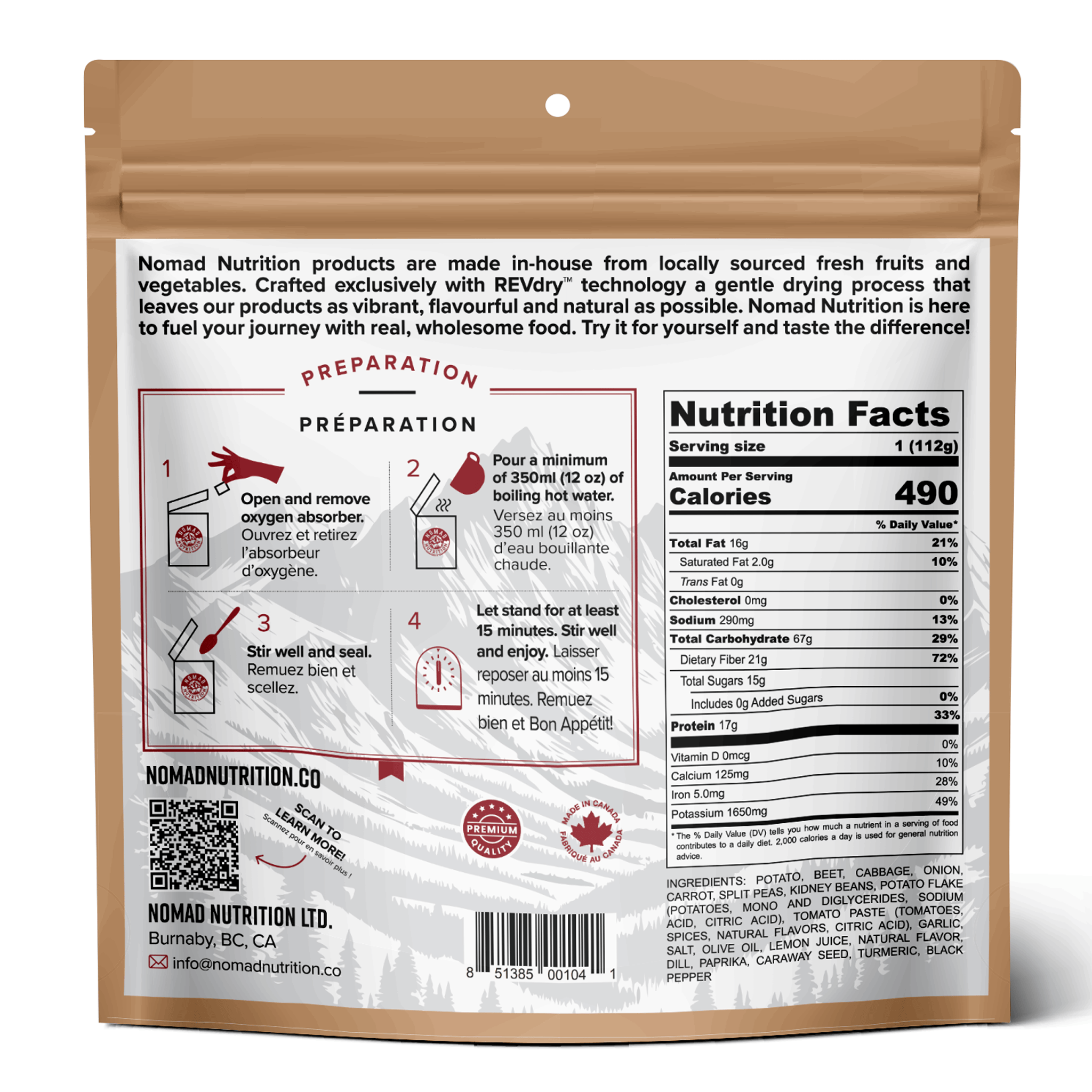 Nomad Nutrition Ukrainian Borscht - Image 2