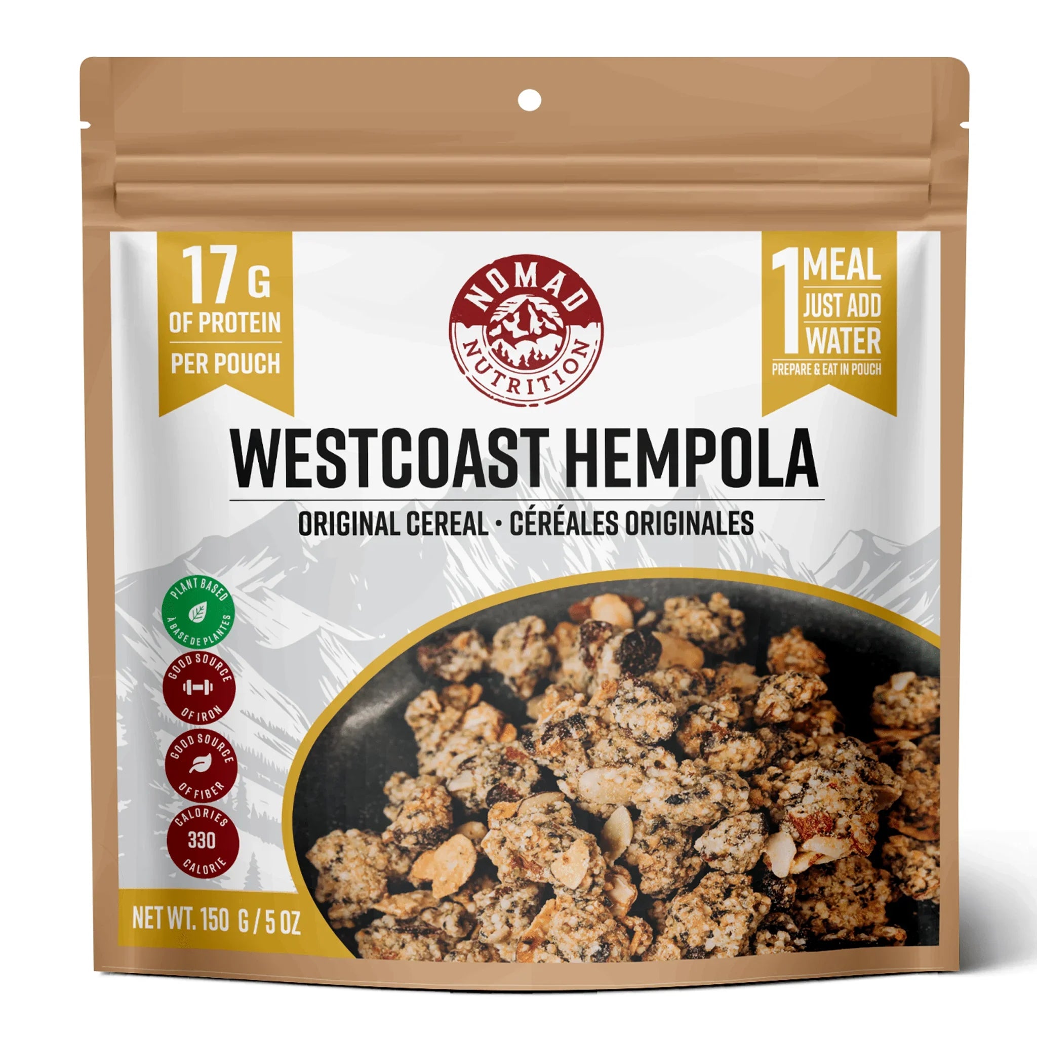 Nomad Nutrition Westcoast Hempola - Original cereal