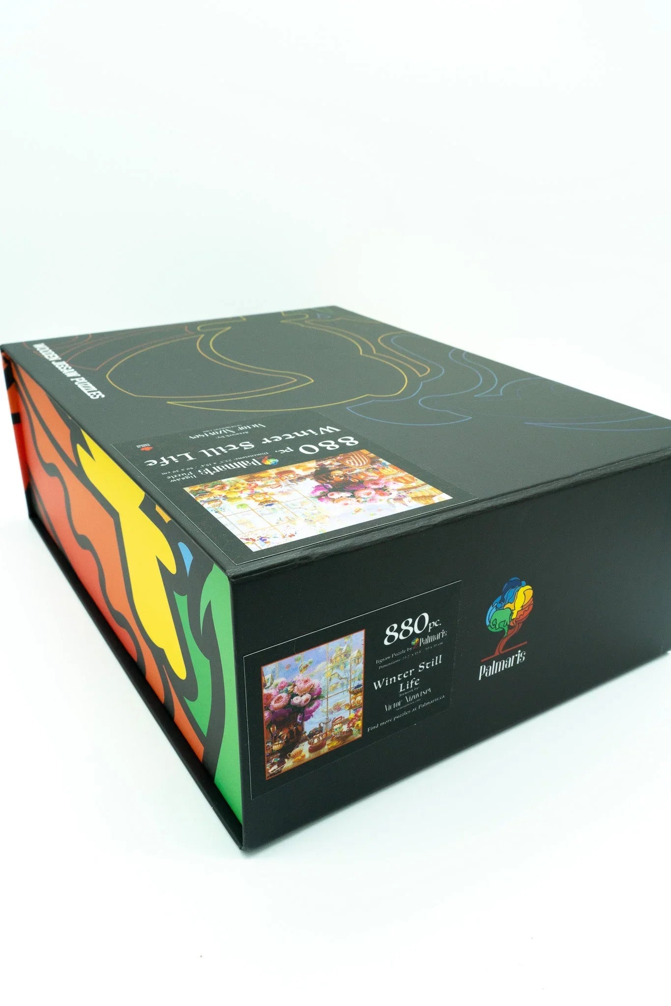 Palmaris 880 piece Winter Still Life jigsaw puzzle box with colorful design