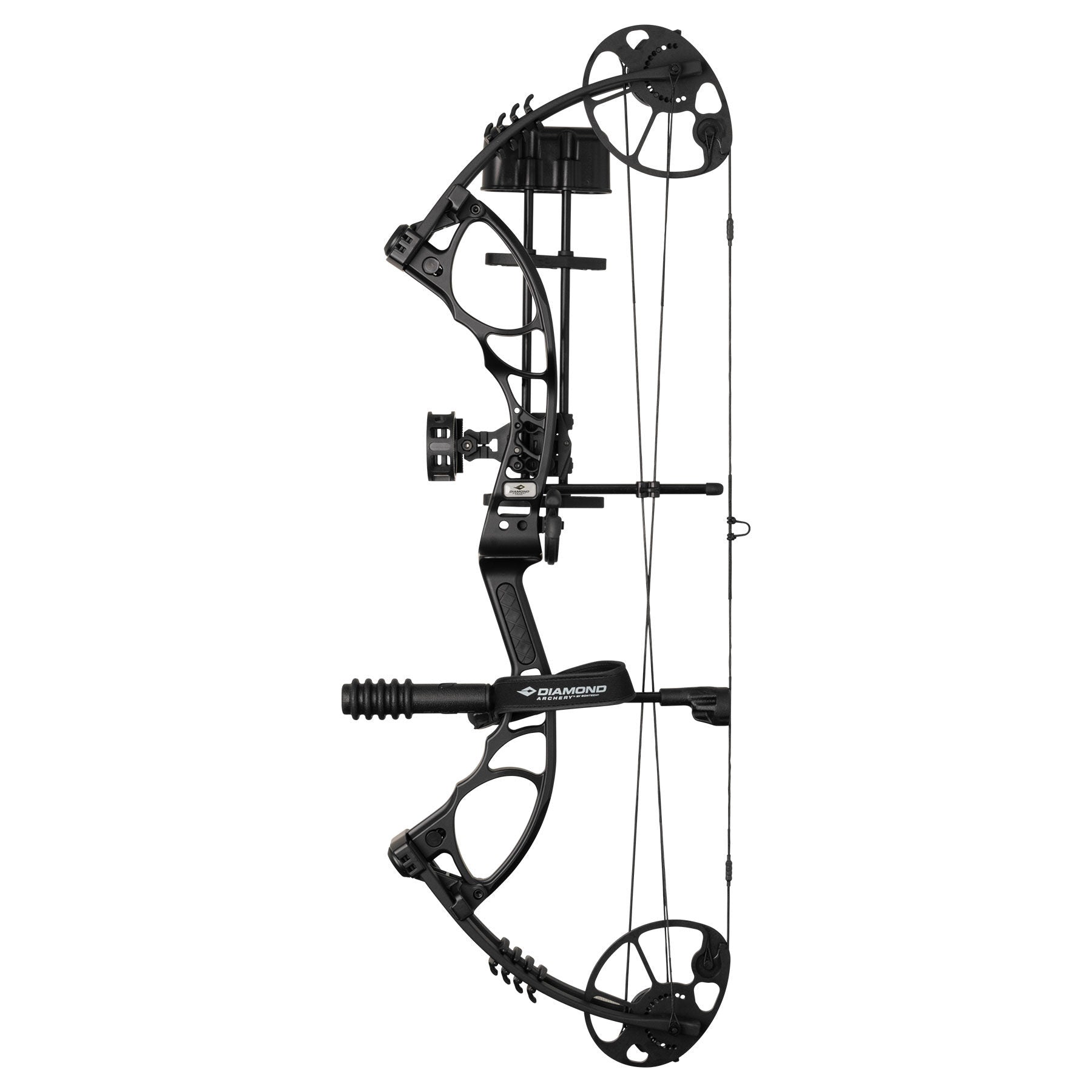 Diamond Edge XT Compound Bow Package with adjustable draw length, 20 to 70 pound draw weight and ready-to-shoot accessories