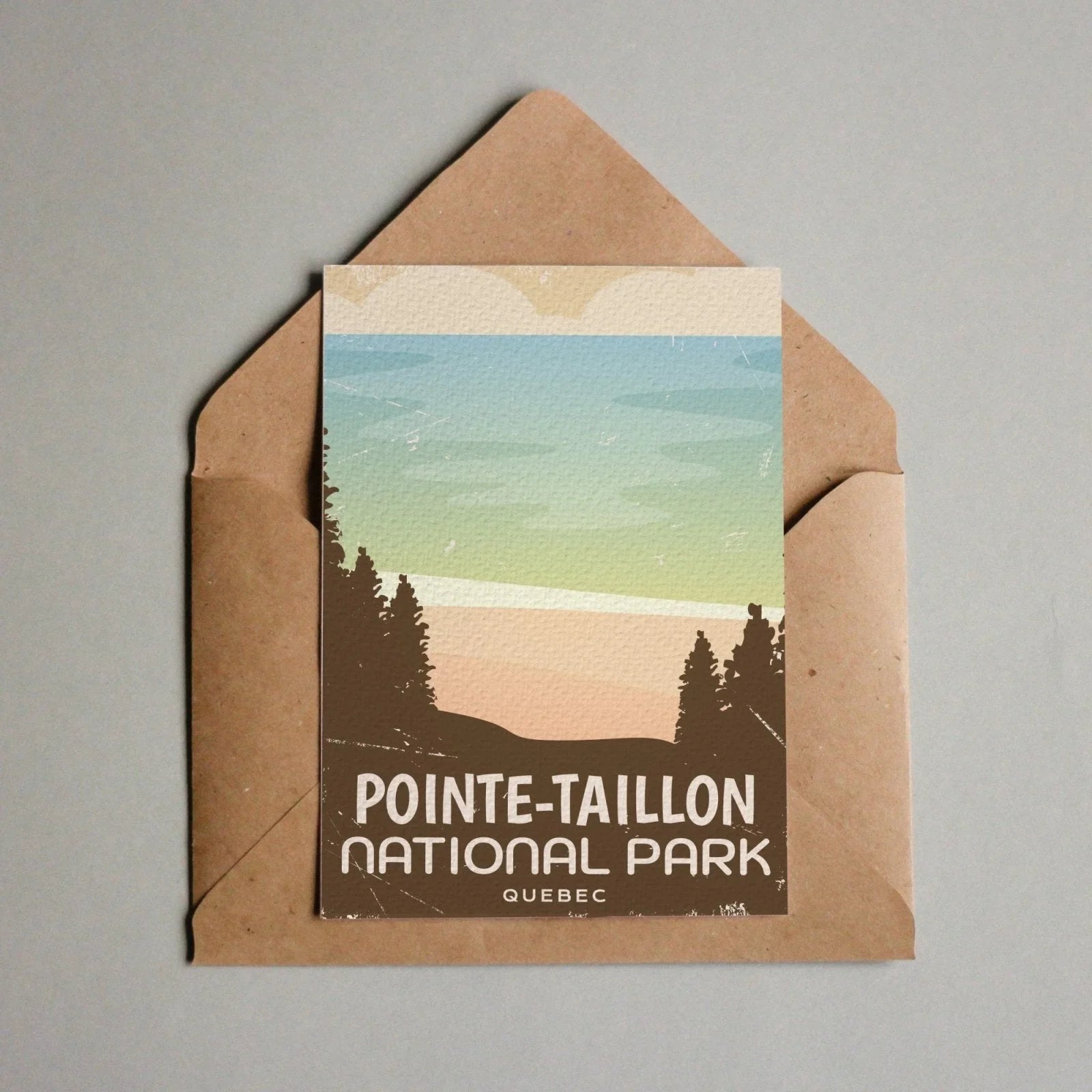 Pointe-Taillon Quebec National Park Postcard